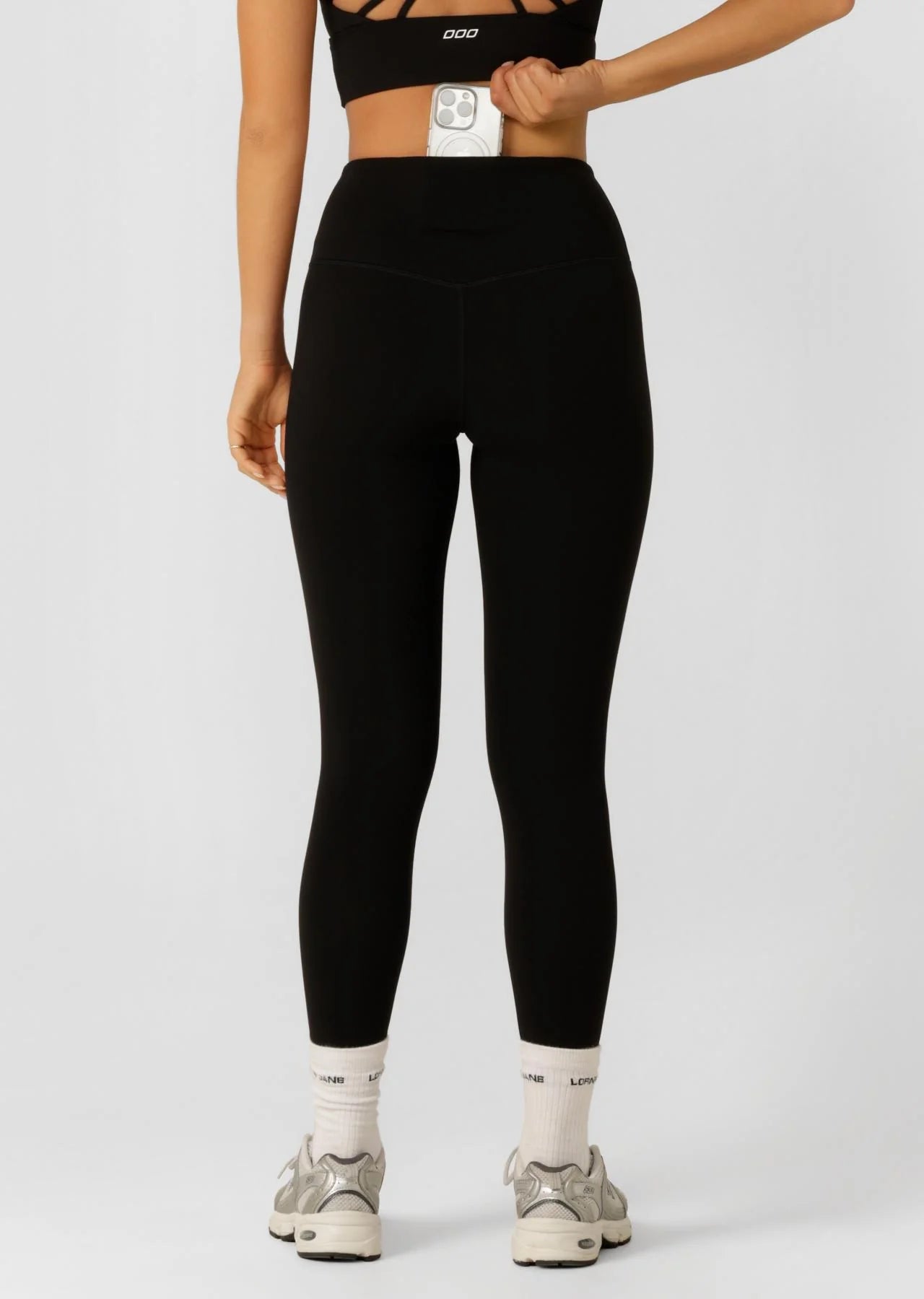 Lotus Phone Pocket Ankle Biter Leggings