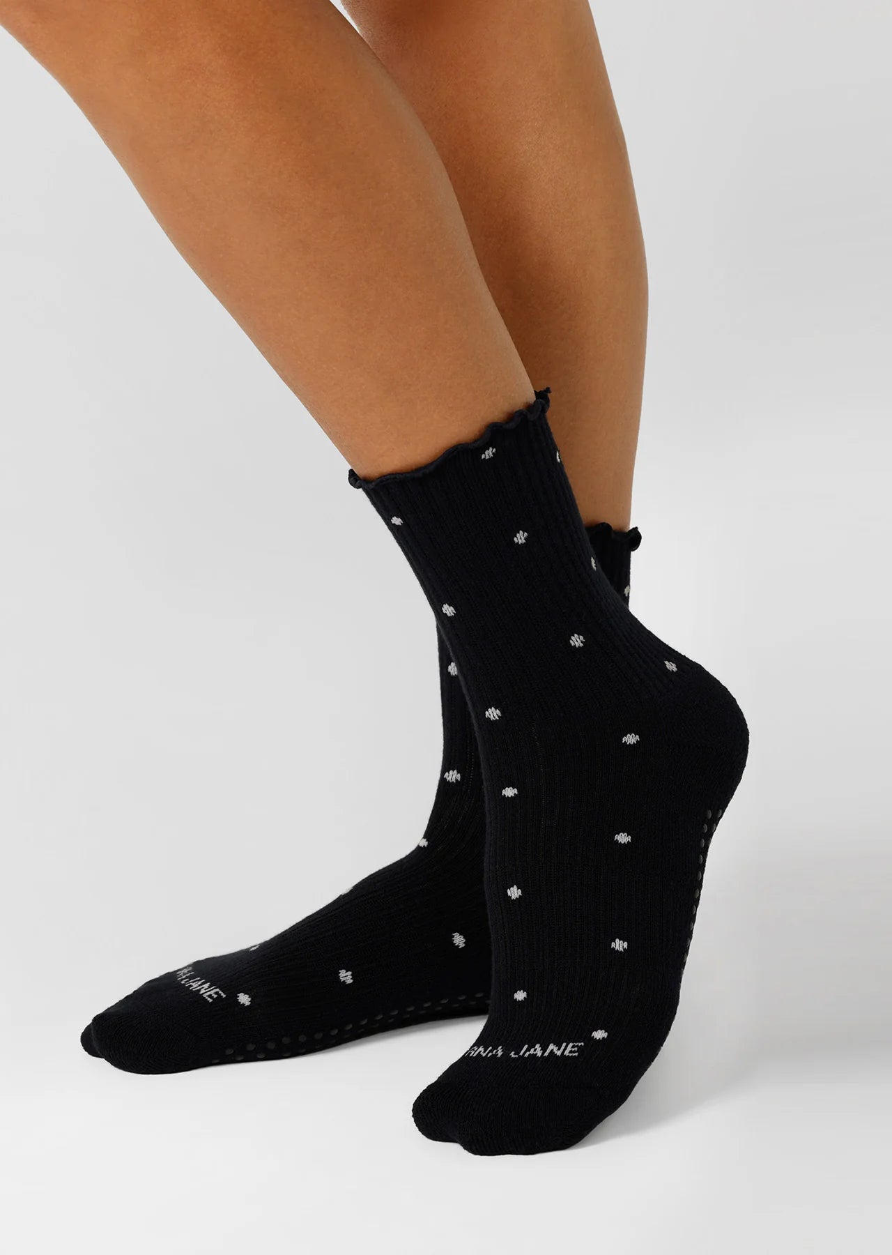 Sweet Spot Pilates Grip Crew Socks