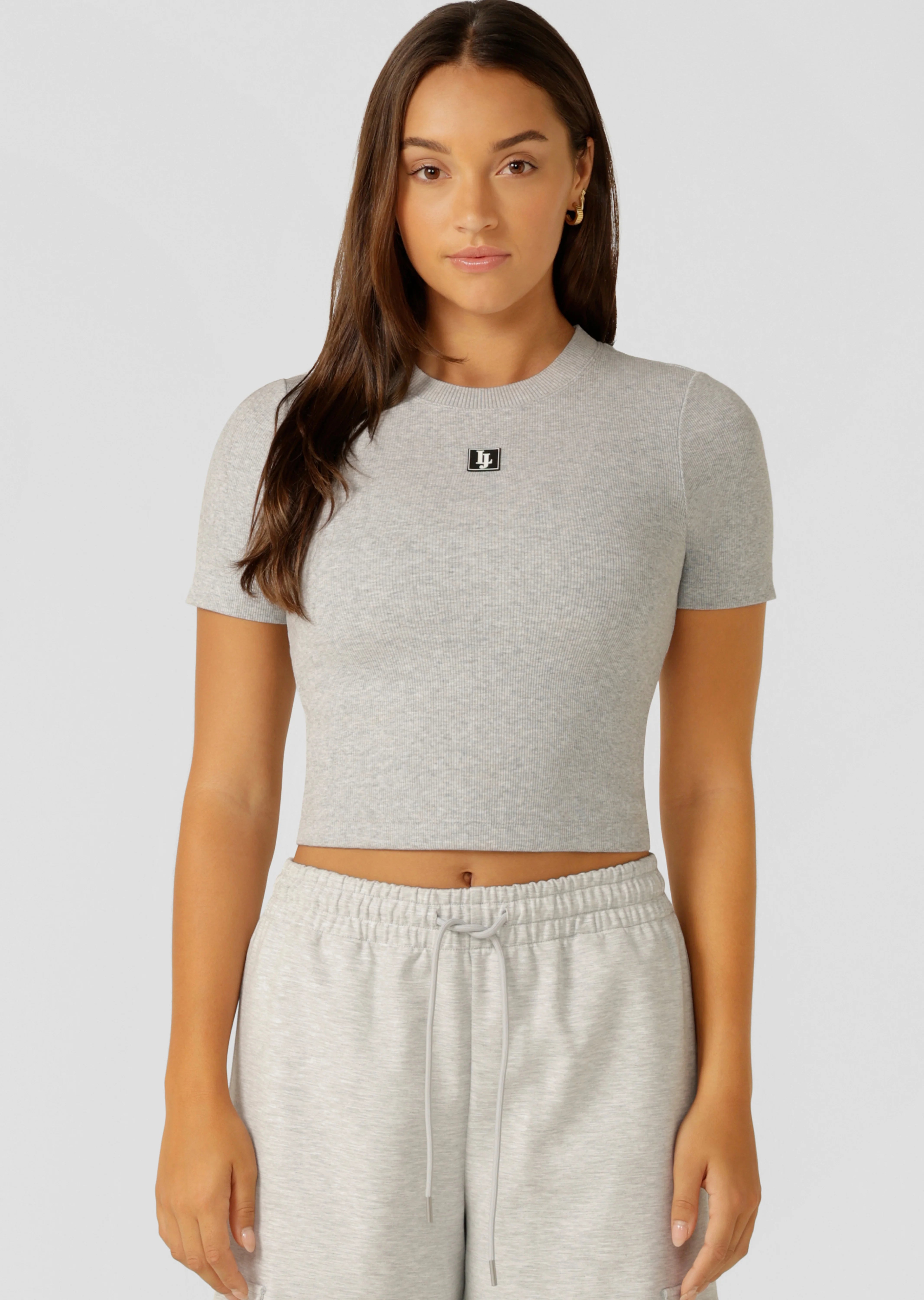Off Duty Cropped Rib Tee