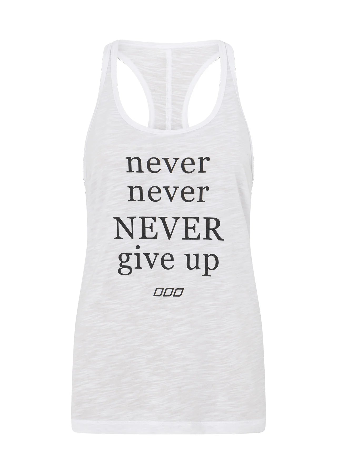 Never Give Up Slouchy Gym Tank