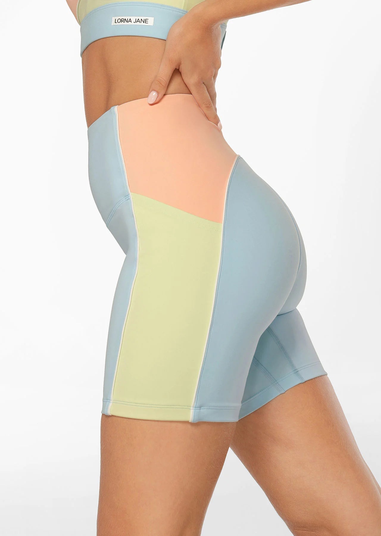 Rainbow Splice No Ride Booty Pocket Bike Shorts