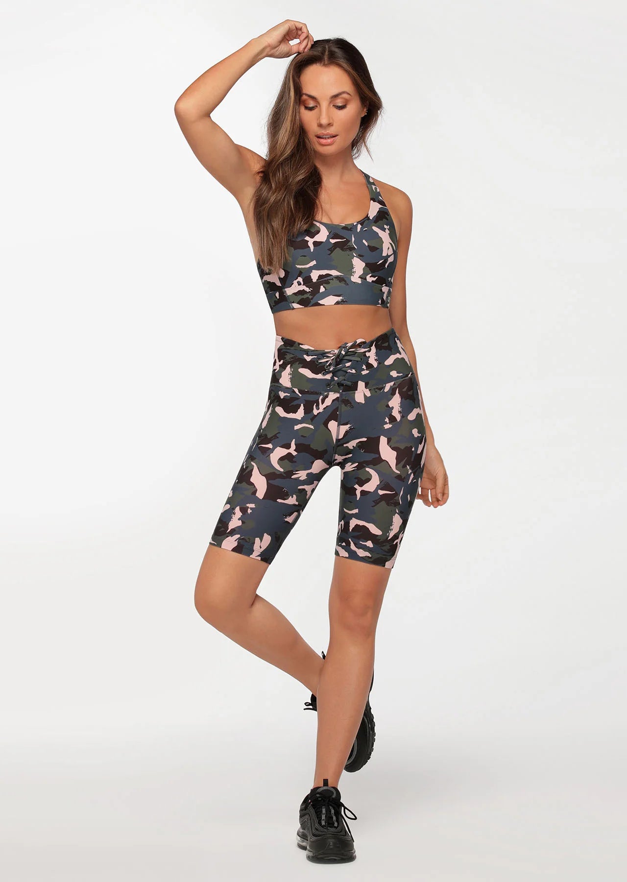 Off Duty Camo Bike Shorts