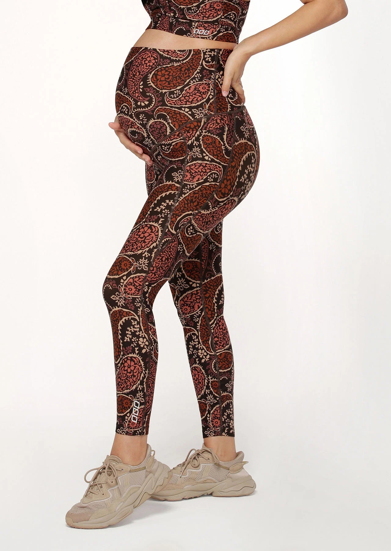 Boheme Phone Pocket Maternity Ankle Biter Leggings