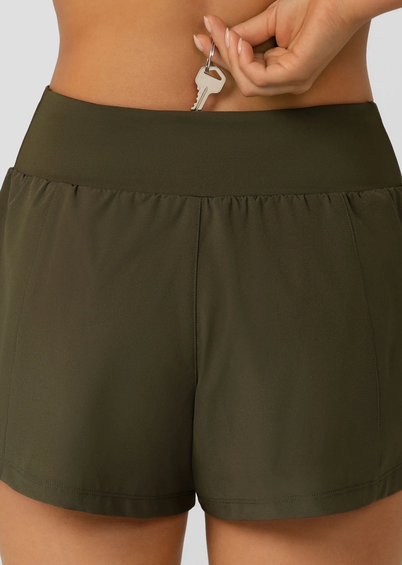 Amy Stretch & Stride Pocket Run Shorts