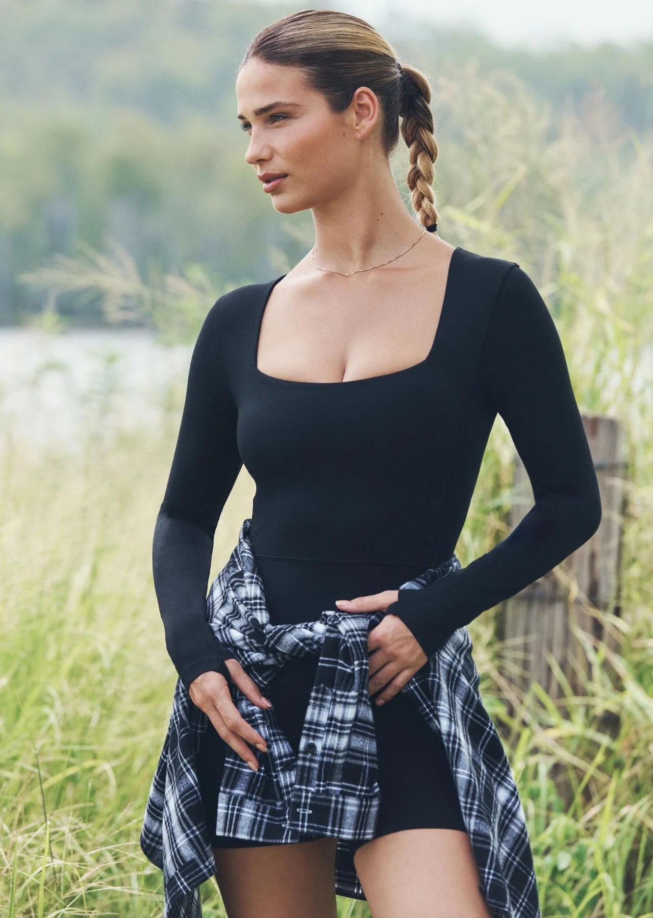 Effortless Active Long Sleeve 10cm Bodysuit