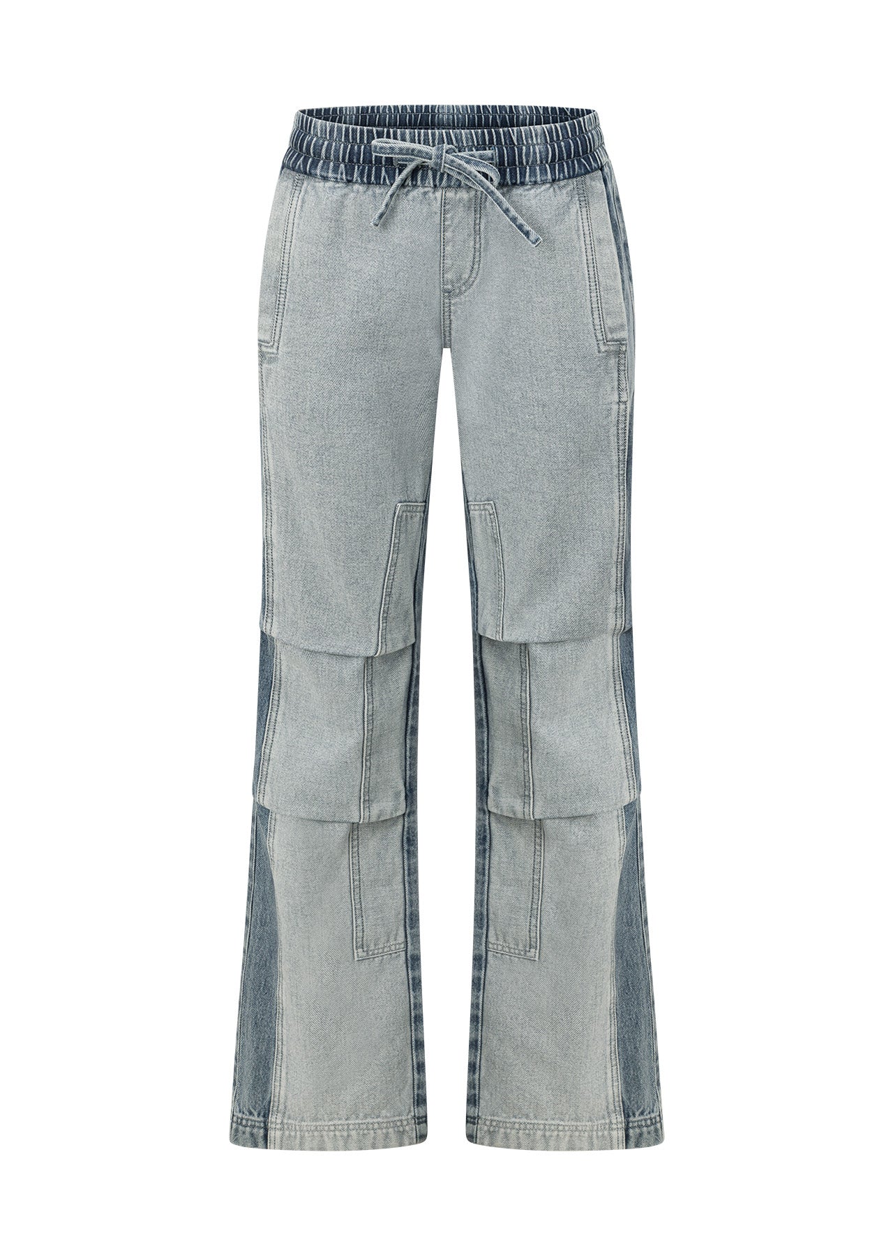 Two Tone Denim Flashdance Pants