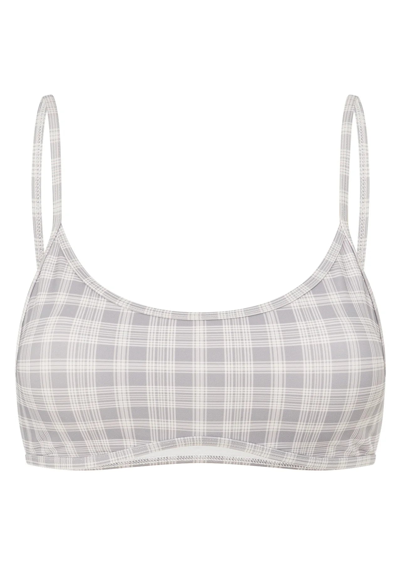 Country Club Check Sports Bra