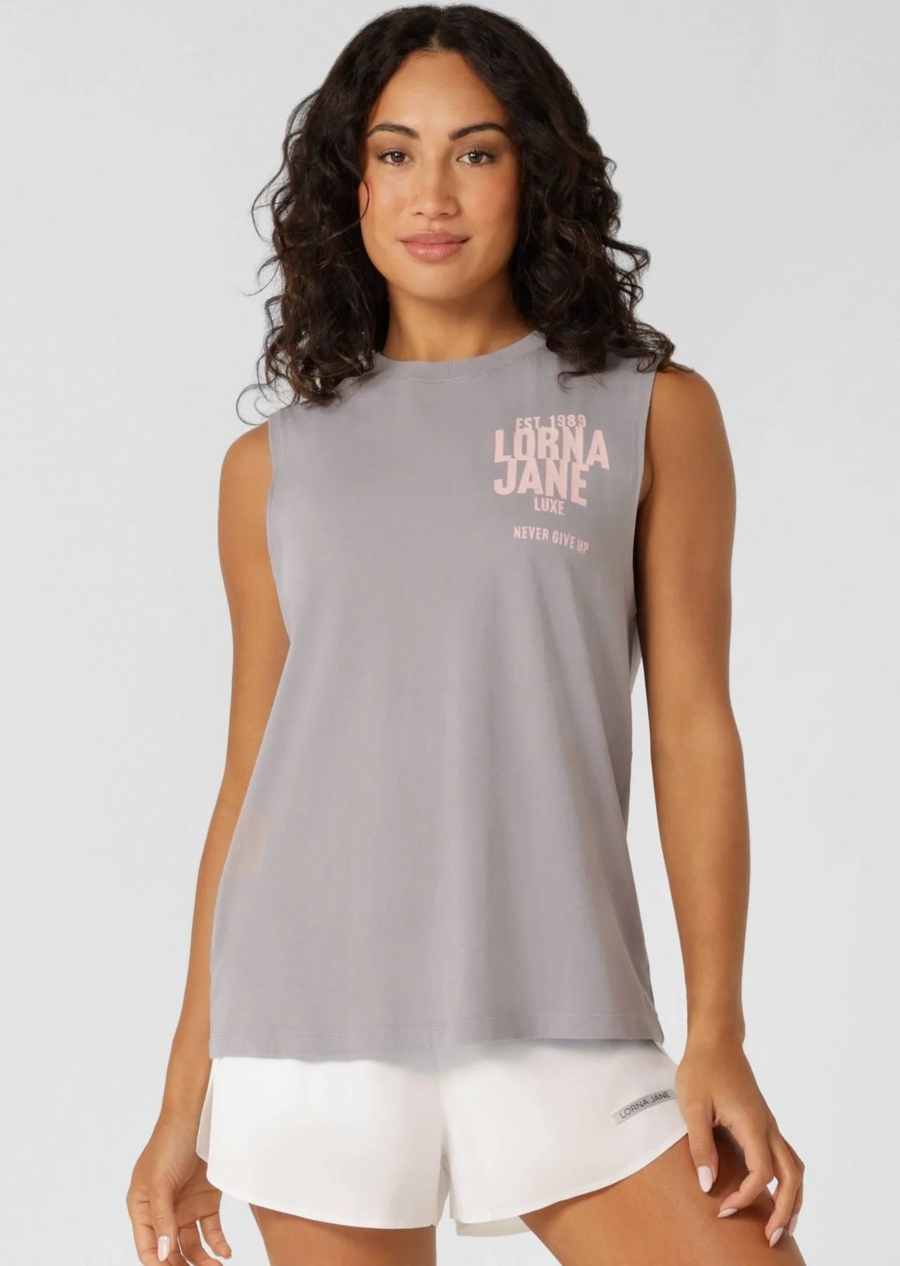 Never Give Up Washed Tank