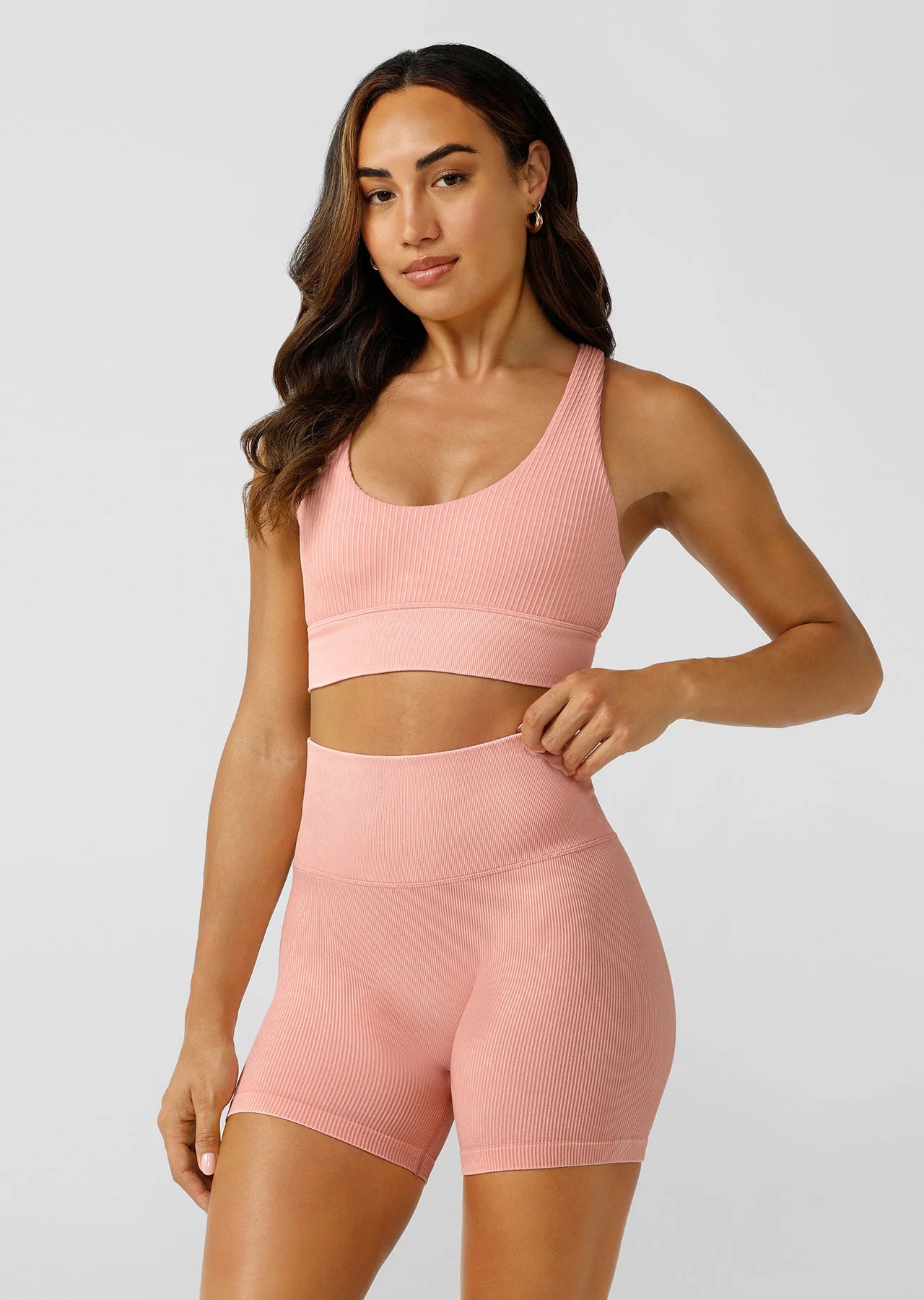 It Girl Wide Ribbed Seamless 12cm Bike Shorts