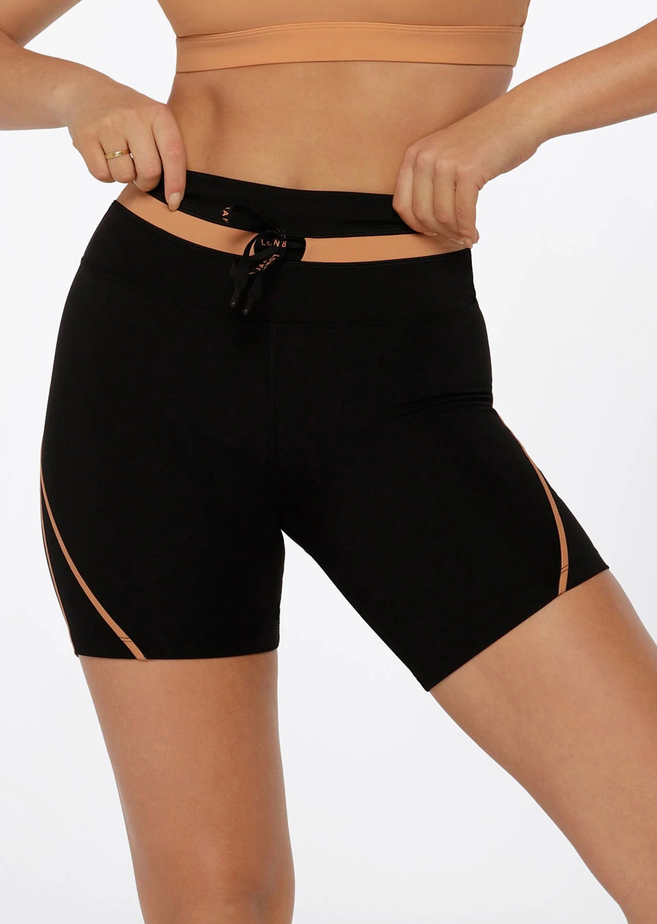 Contrast Racer Bike Shorts