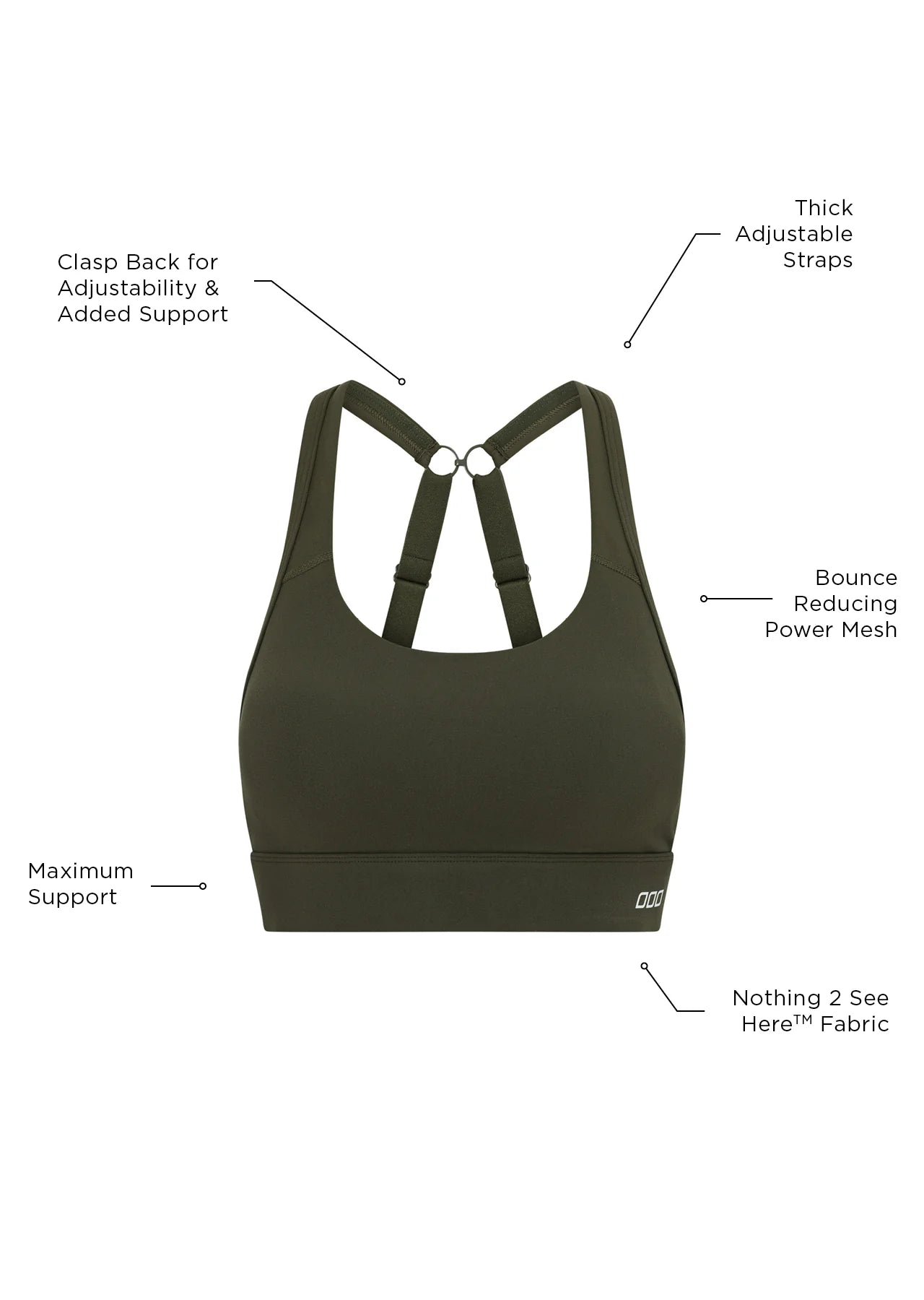 Amy Maximum Support Sports Bra