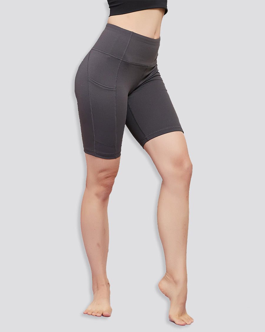 Essential High Waisted Yoga Shorts 8