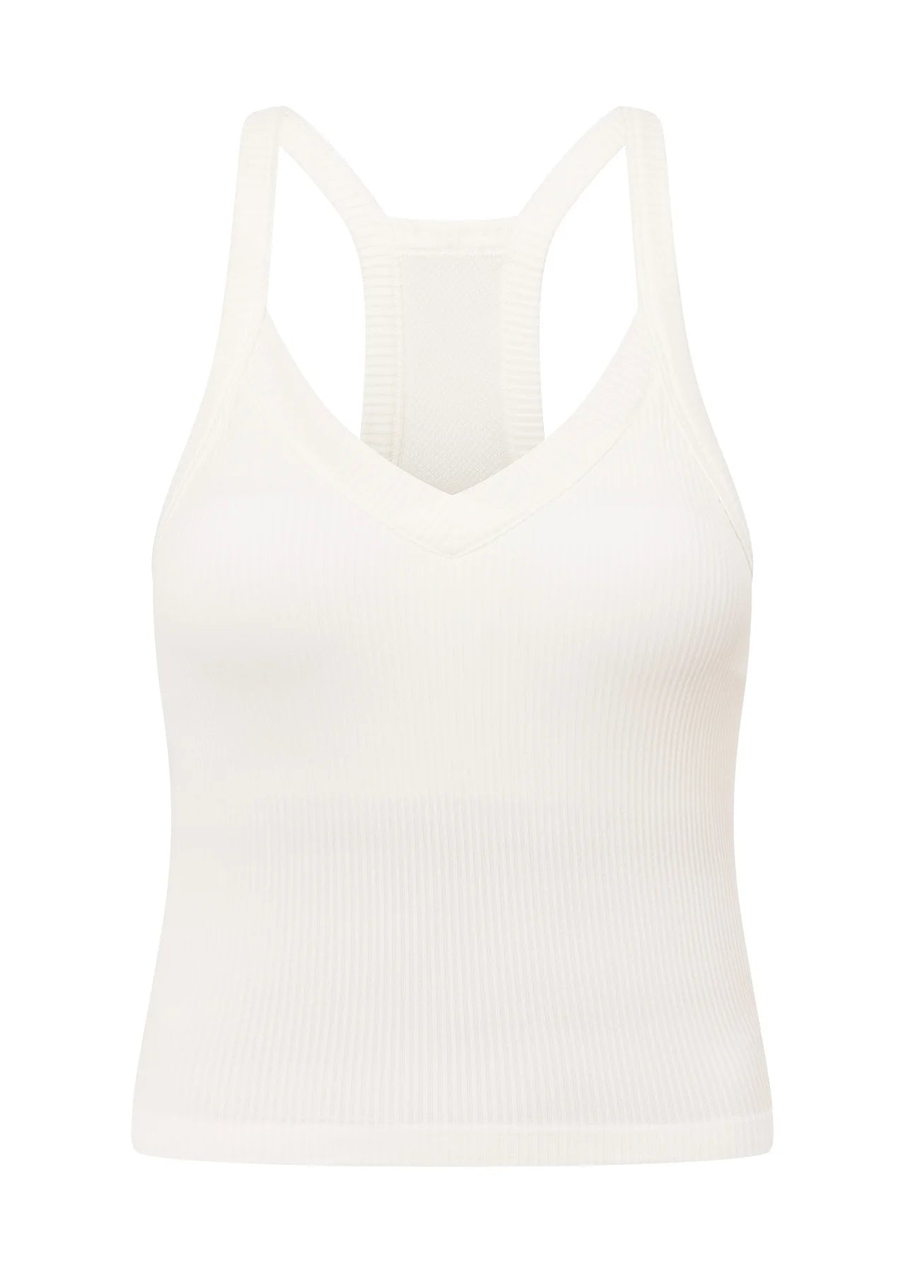 Seamless Crop Tank Bra Combo