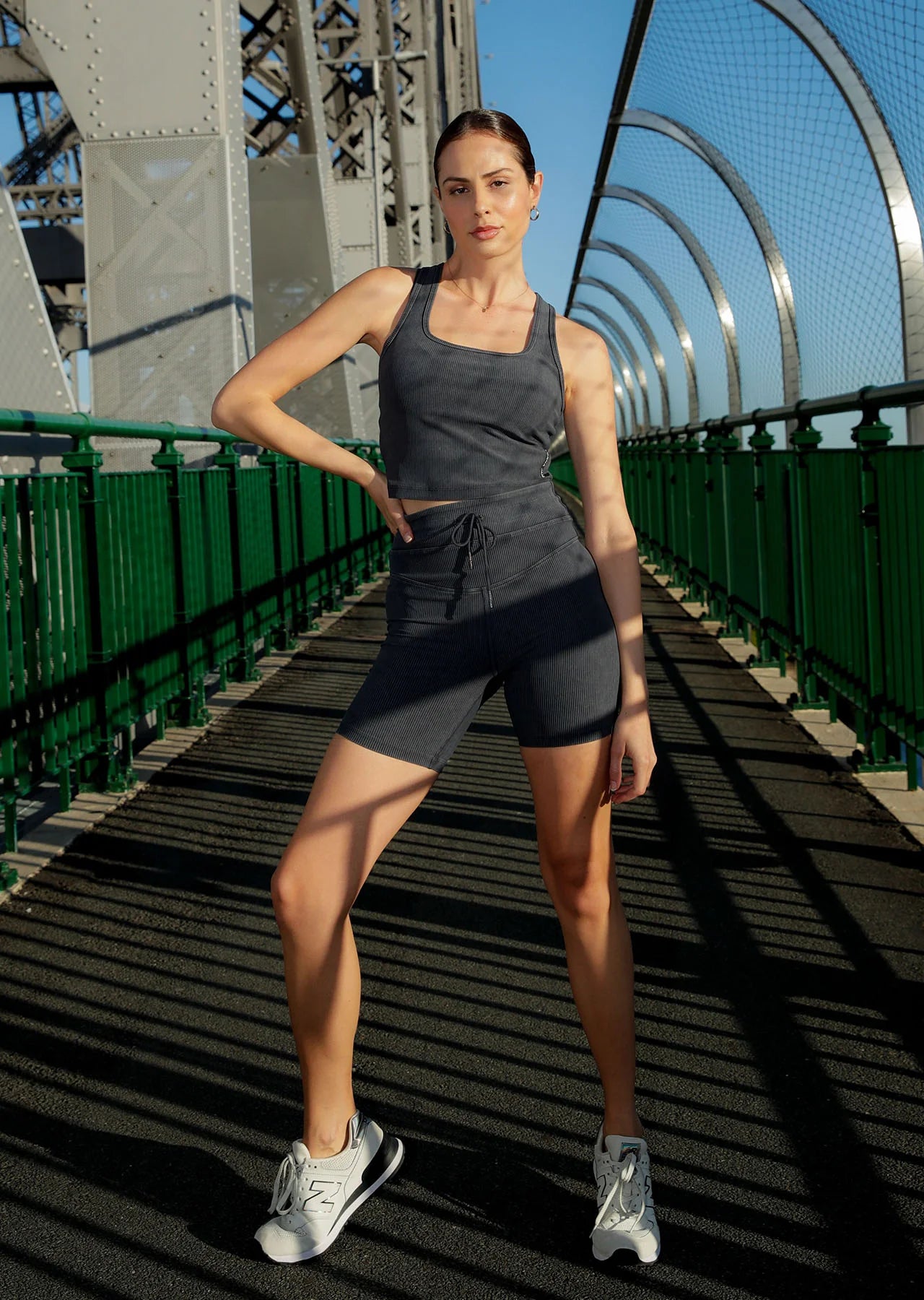 Yin Washed Rib Active Tank
