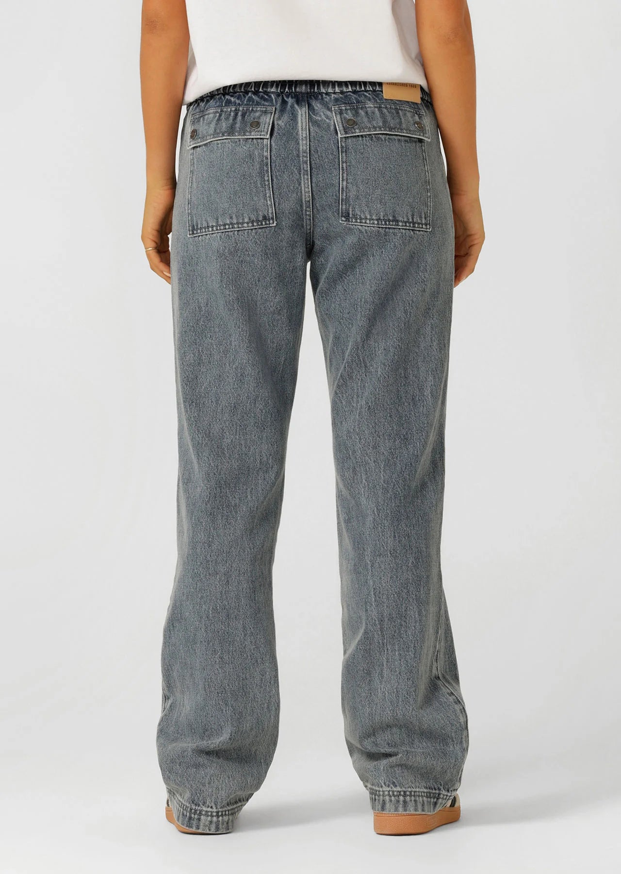 Two Tone Denim Flashdance Pants