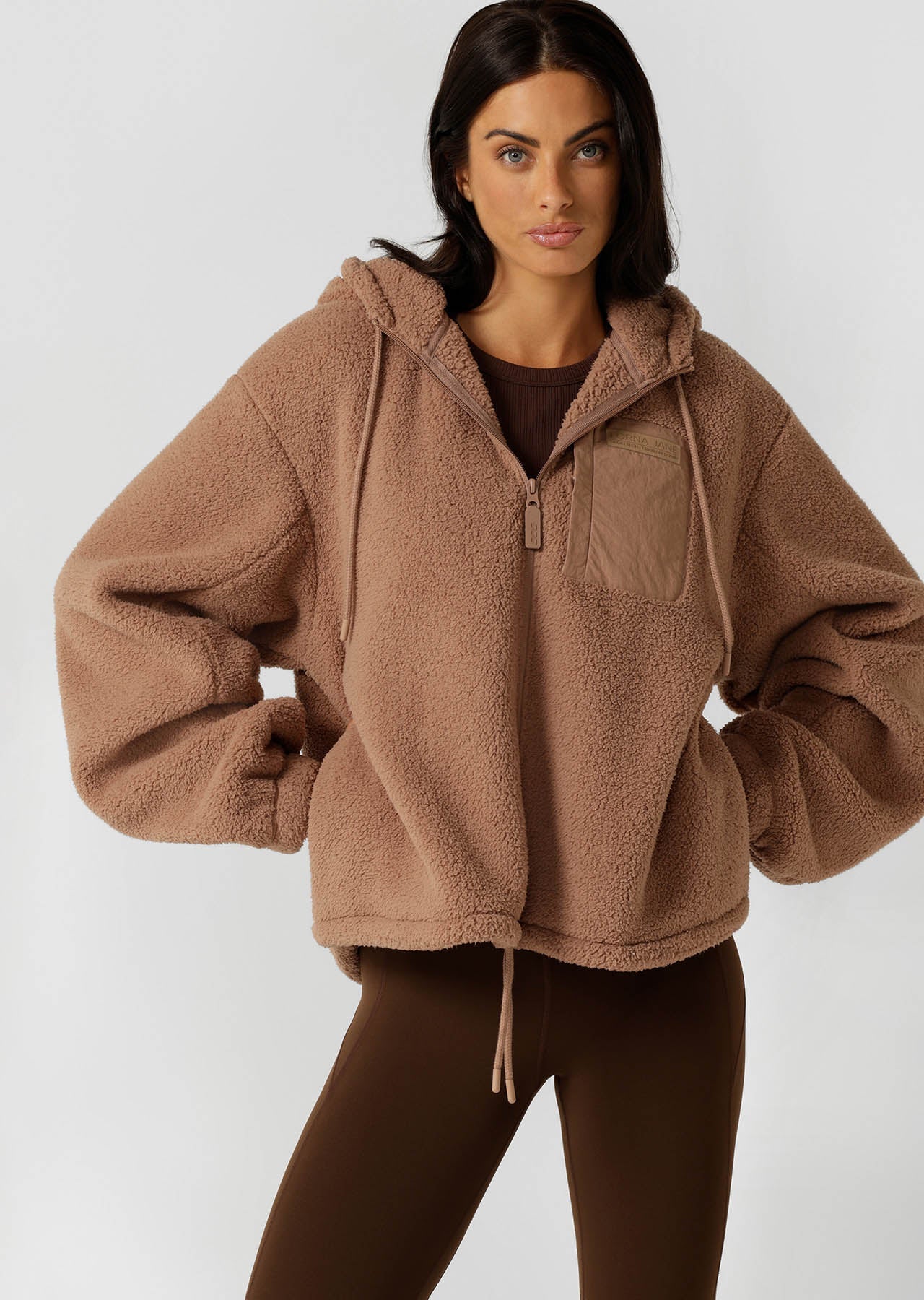 Teddy Zip Through Hoodie