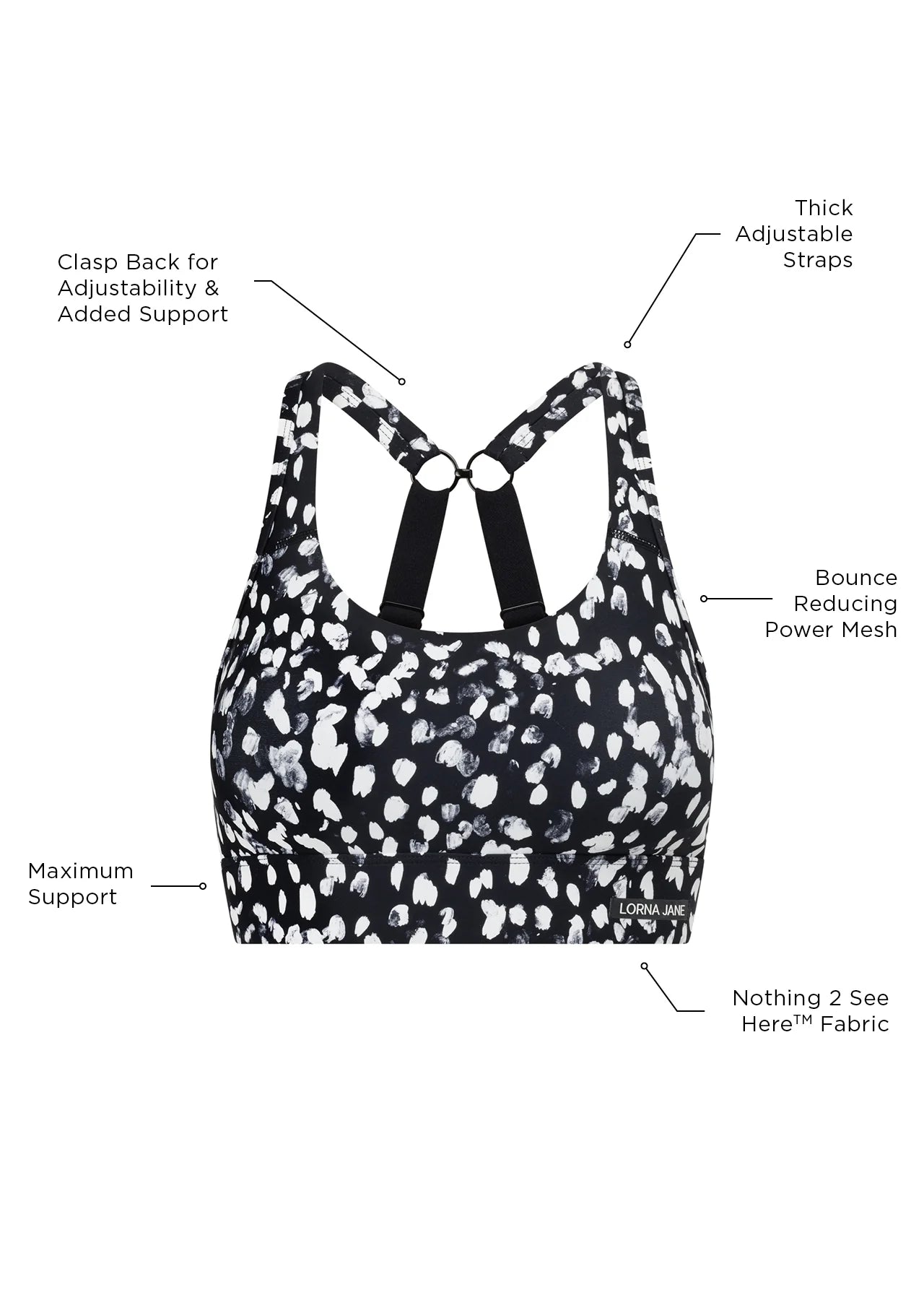 Amy Maximum Support Sports Bra
