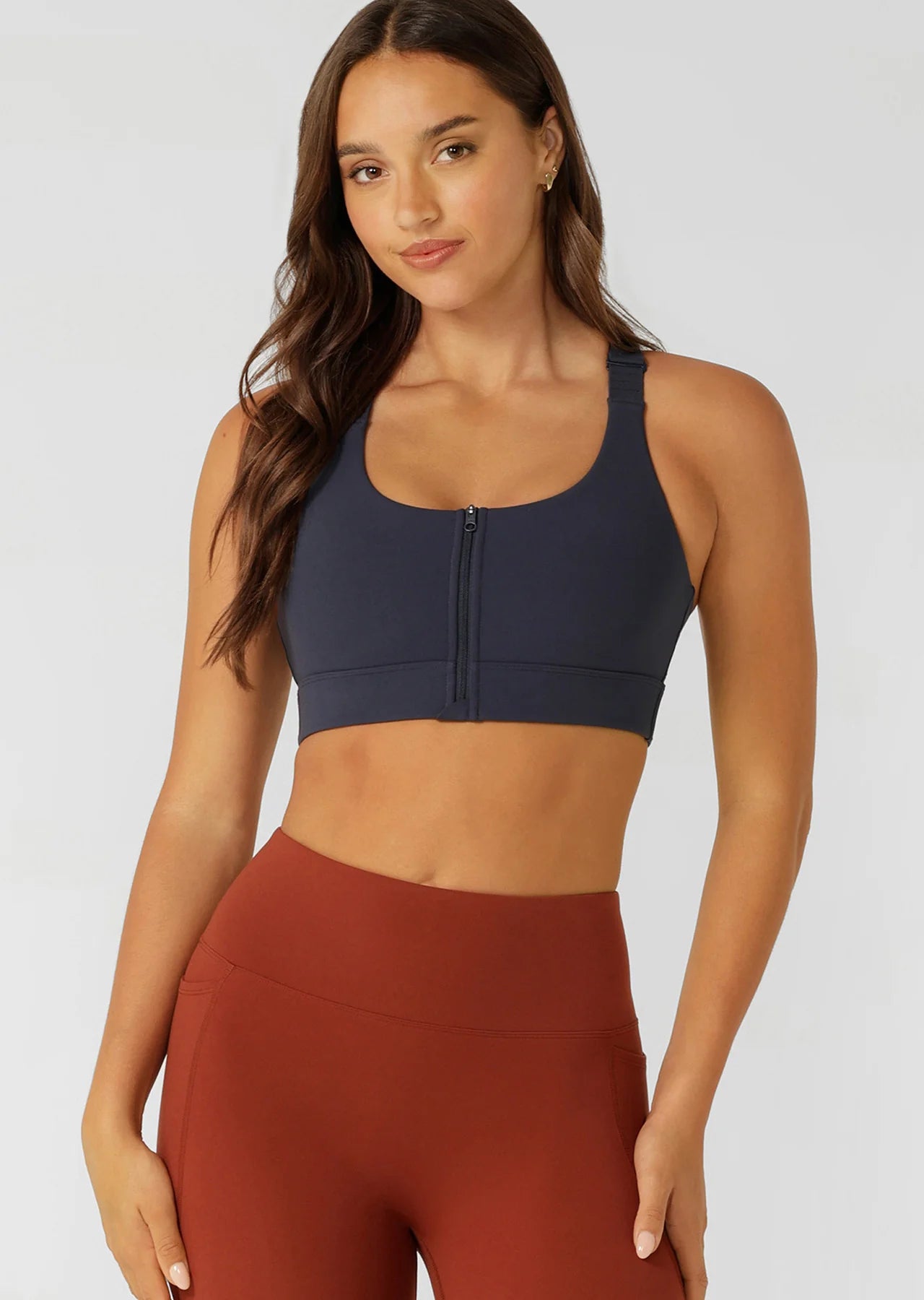 Easy Zip On Max Support Sports Bra