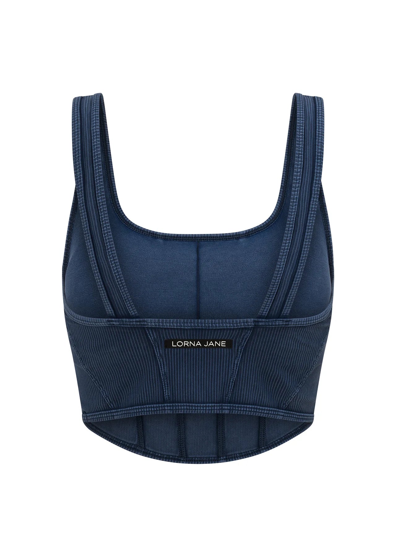 Stride Washed Rib Tank Bra Combo