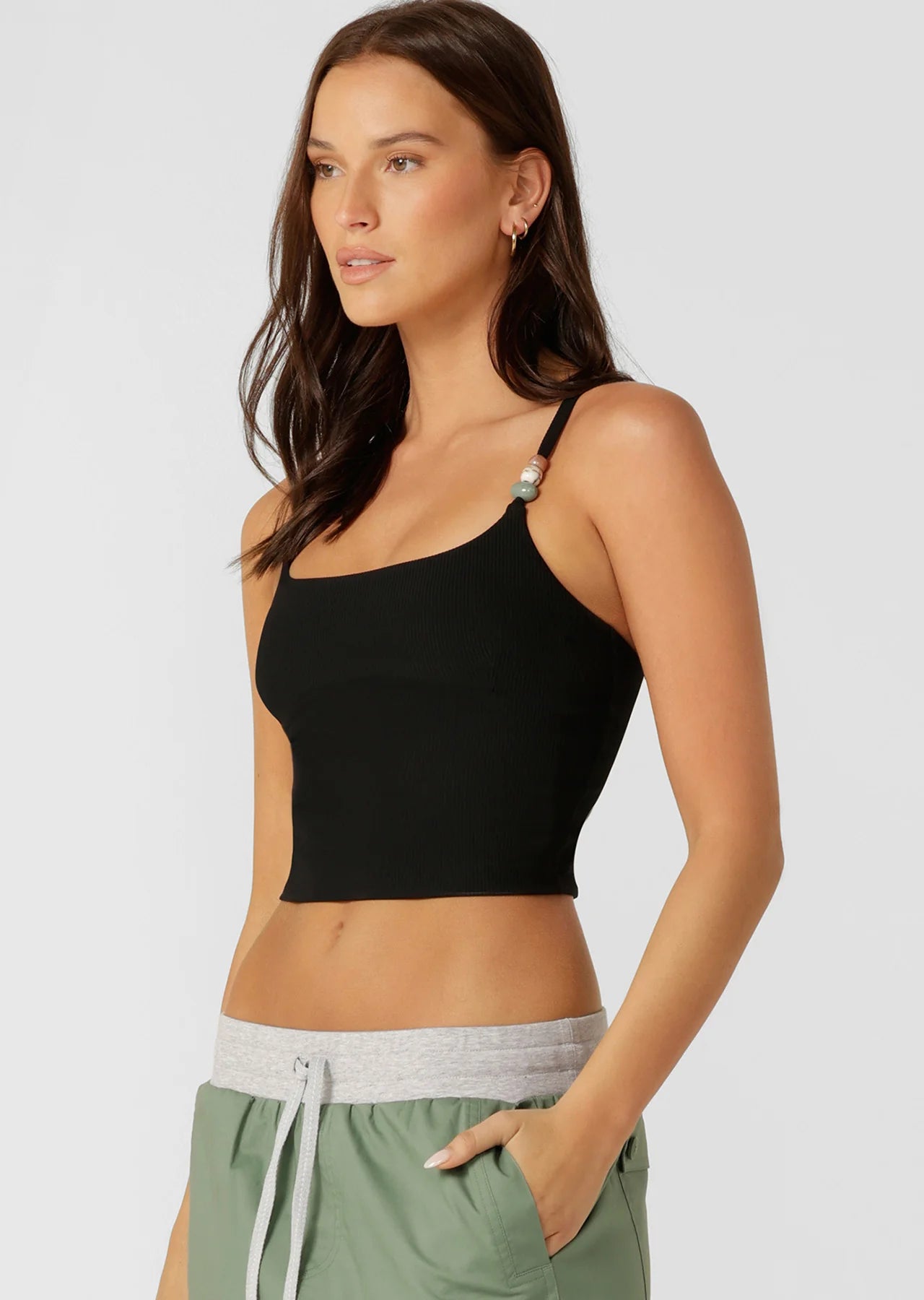 Elemental Rib Tank Bra Combo