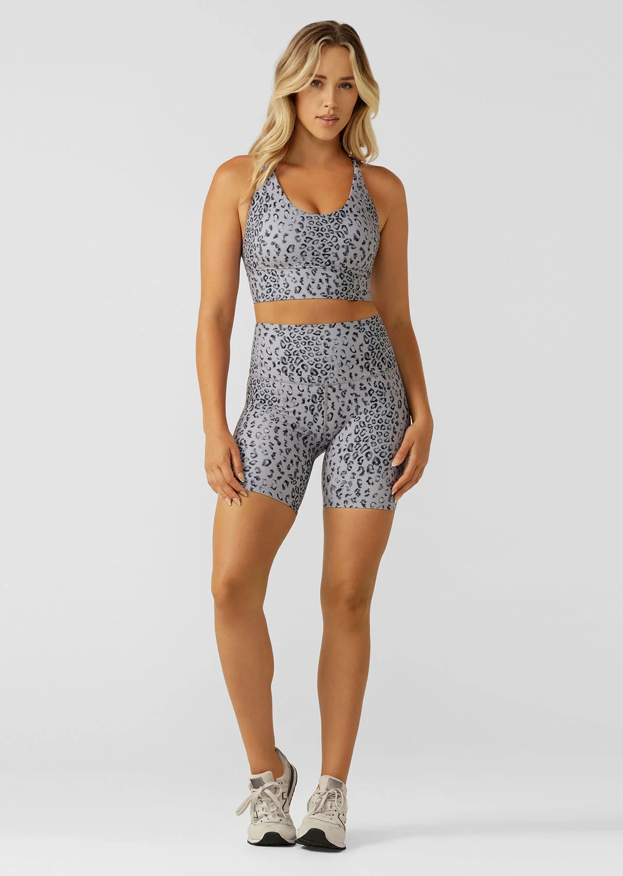 Wild Leopard Hi Fold Bike Shorts