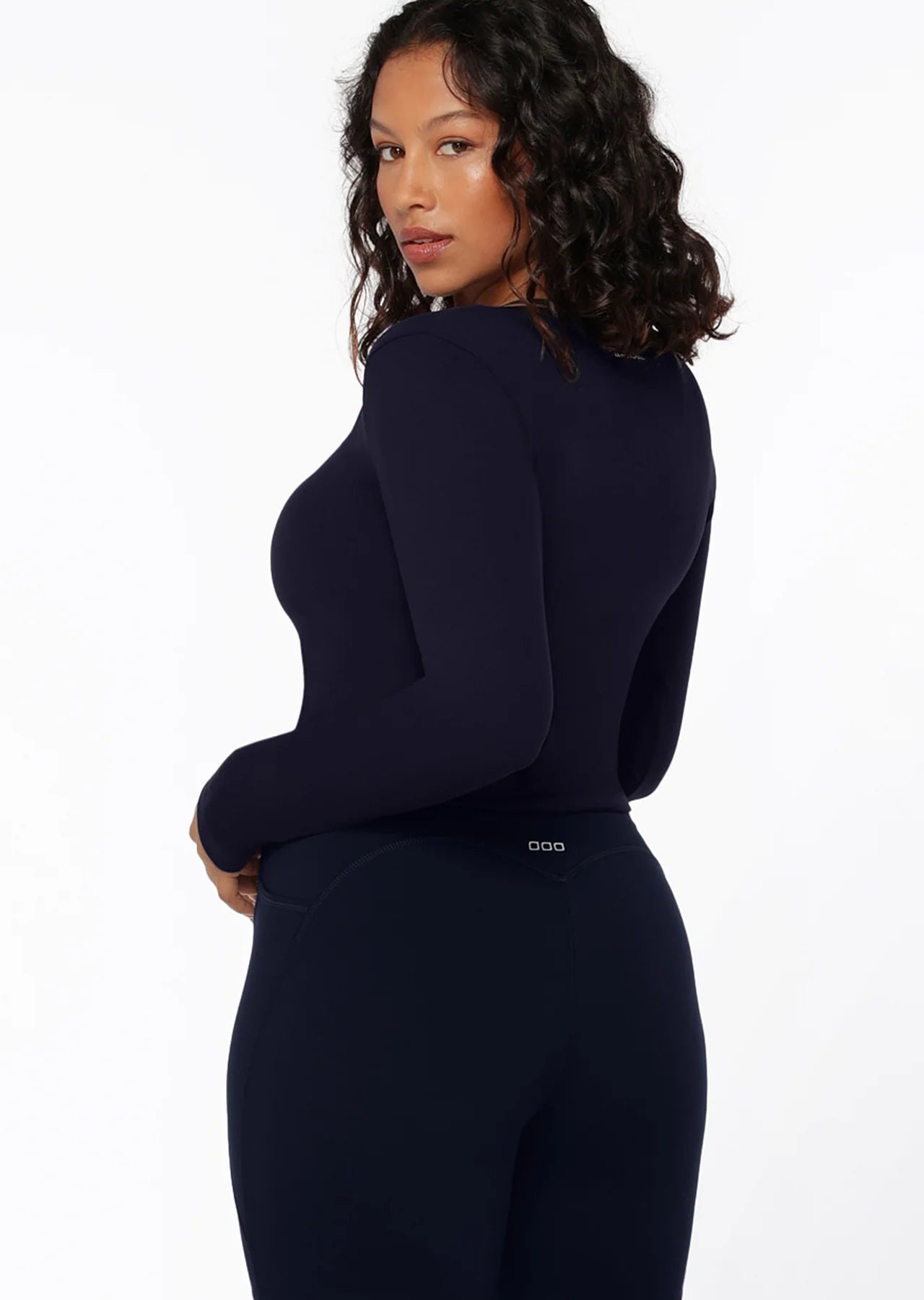 Aloe Vera Cropped Long Sleeve Top