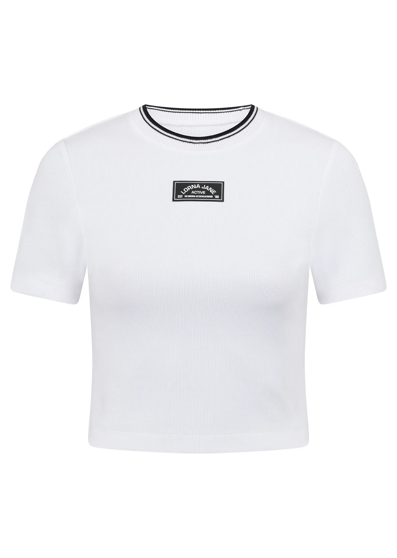 Tie Breaker Cropped Tee