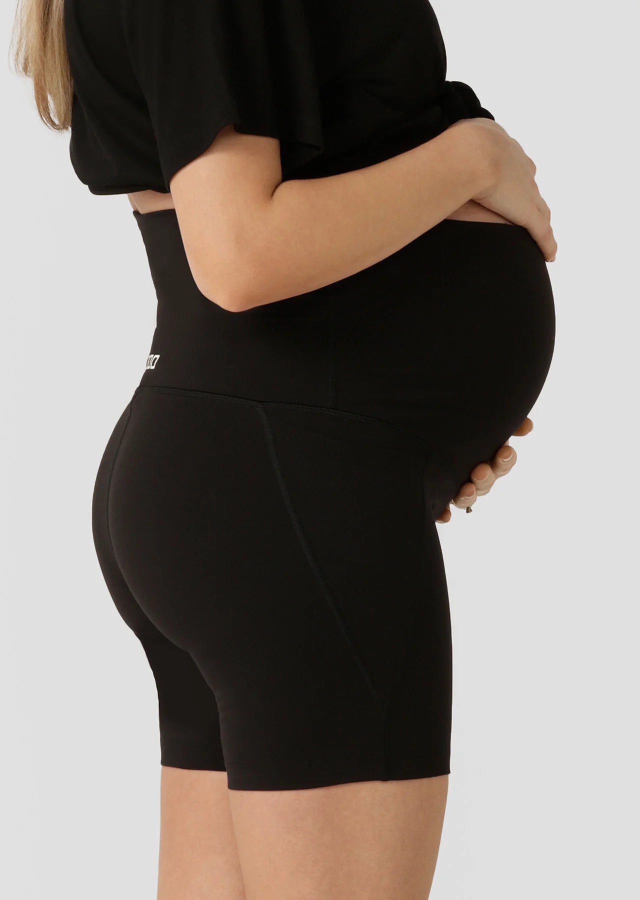 LJ Maternity Phone Pocket Bike Shorts