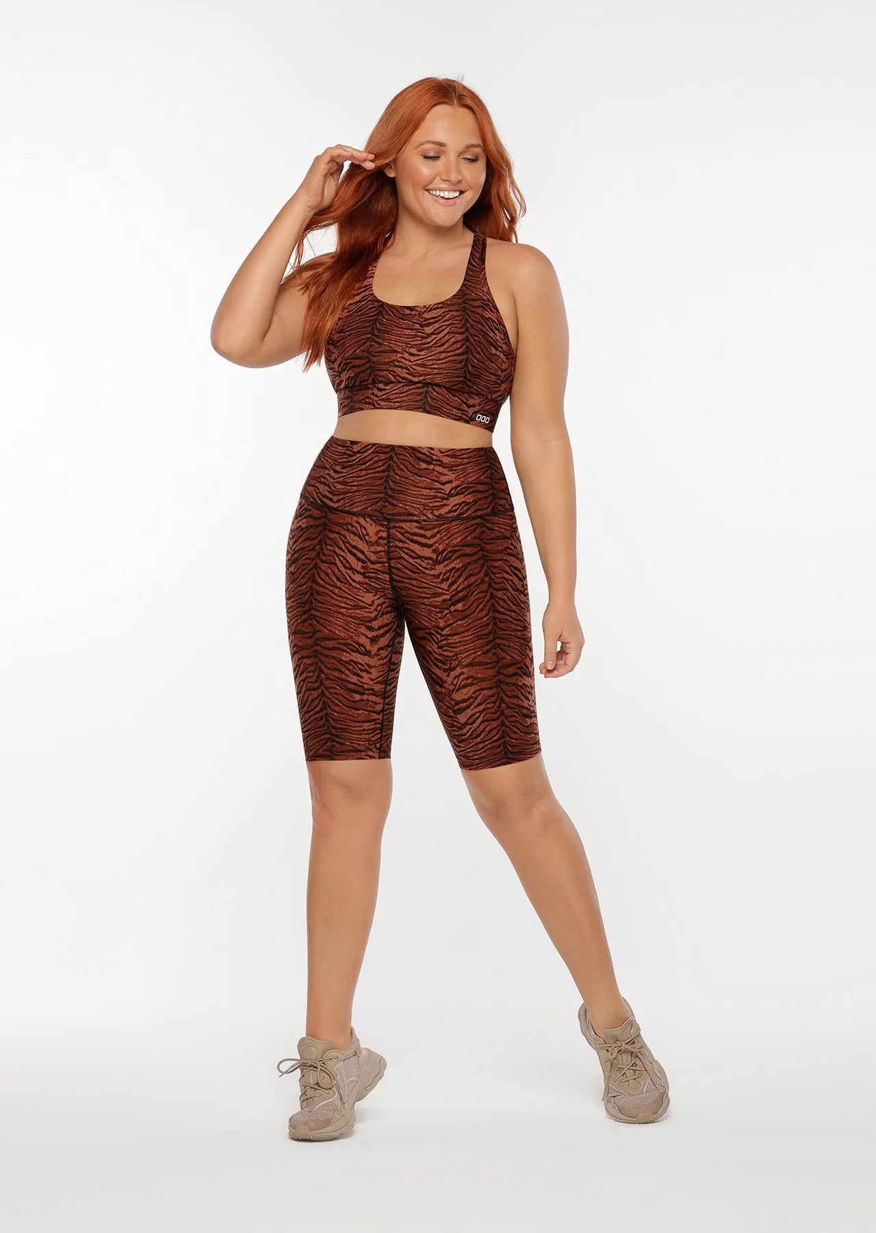 Jungle Cat Midi Bike Shorts
