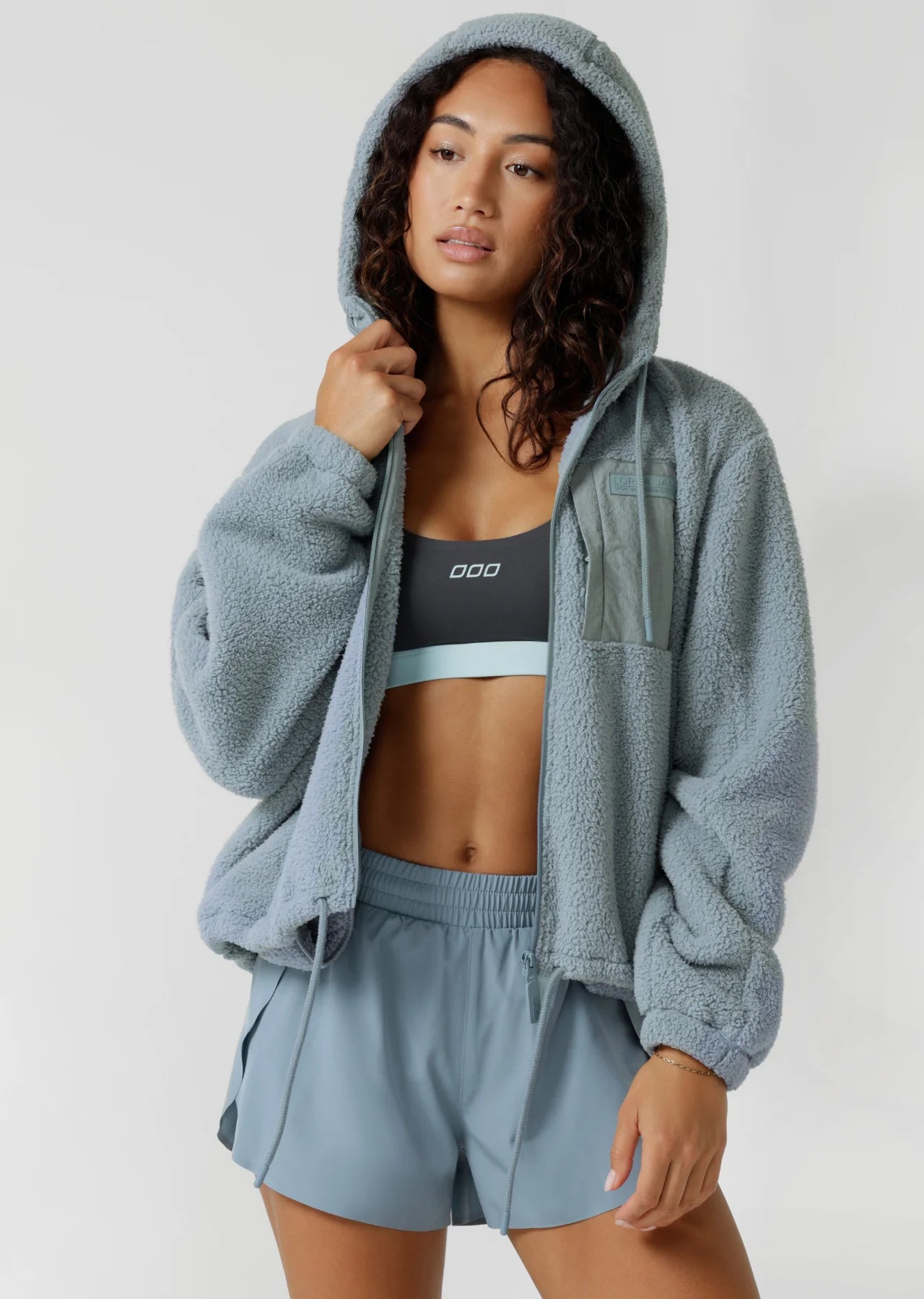 Teddy Zip Through Hoodie