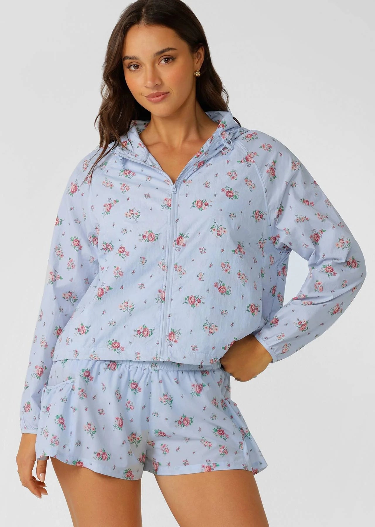 Blueberry Rose Outdoor Rec Jacket