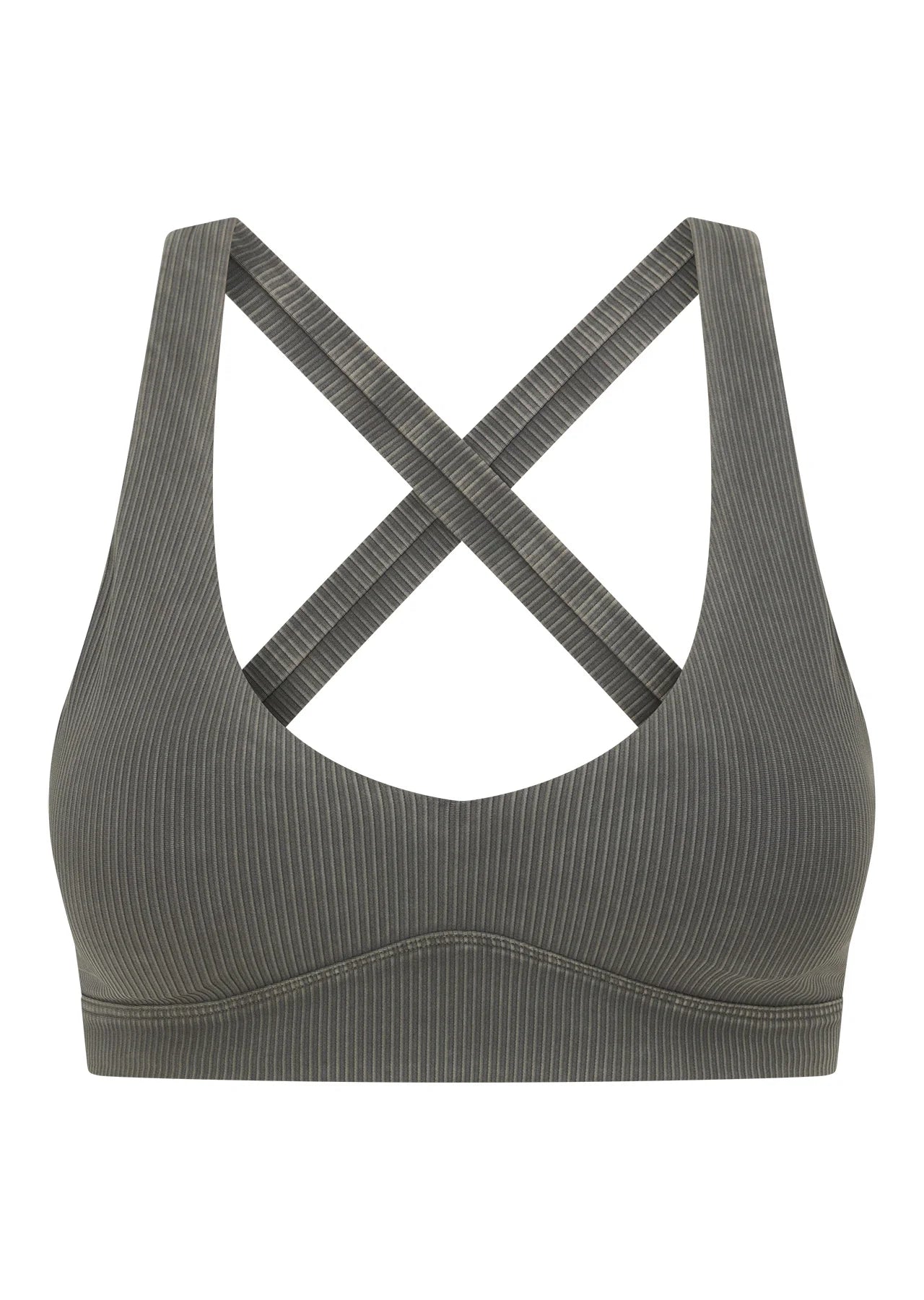 Perform Washed Rib Sports Bra