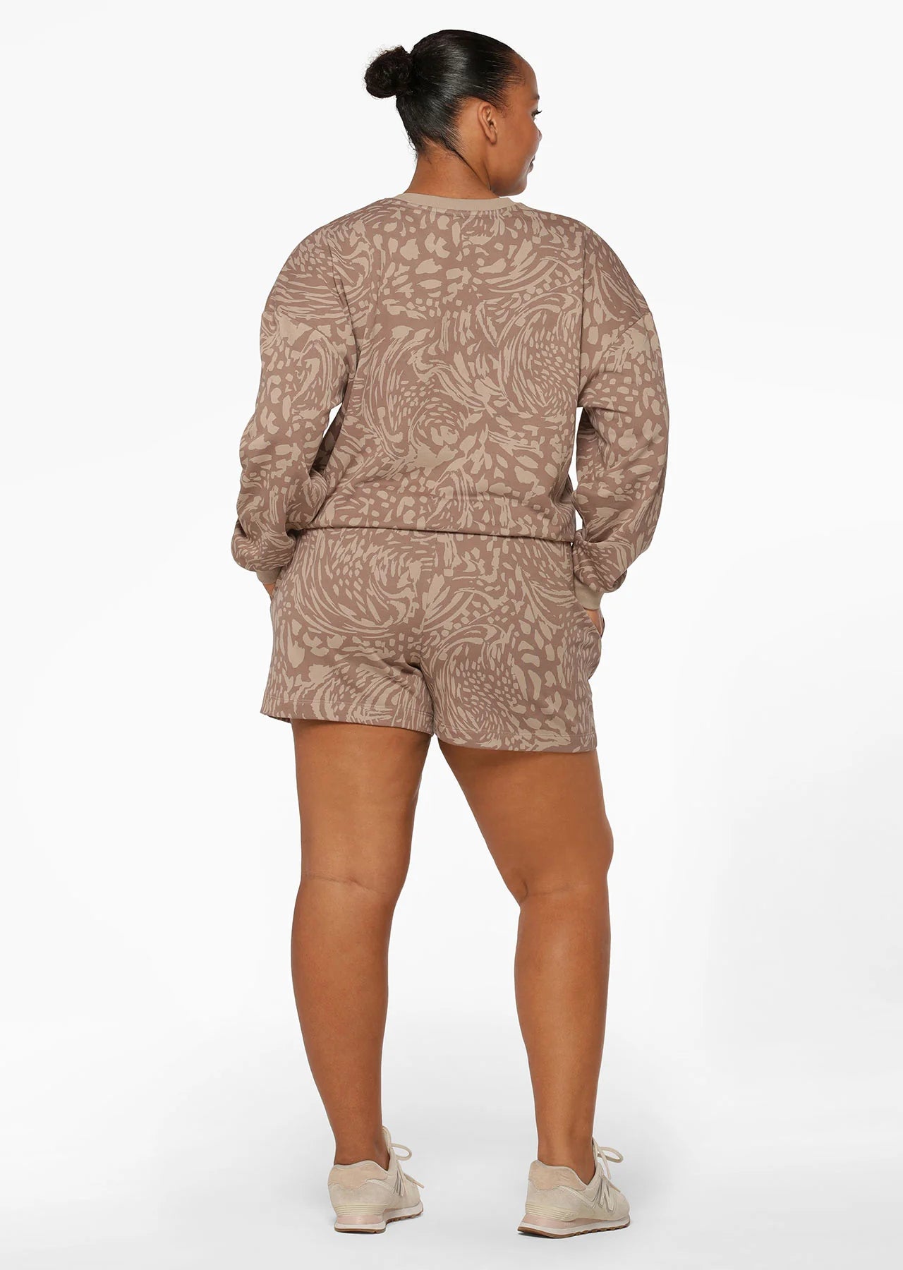Abstract Sweat Shorts