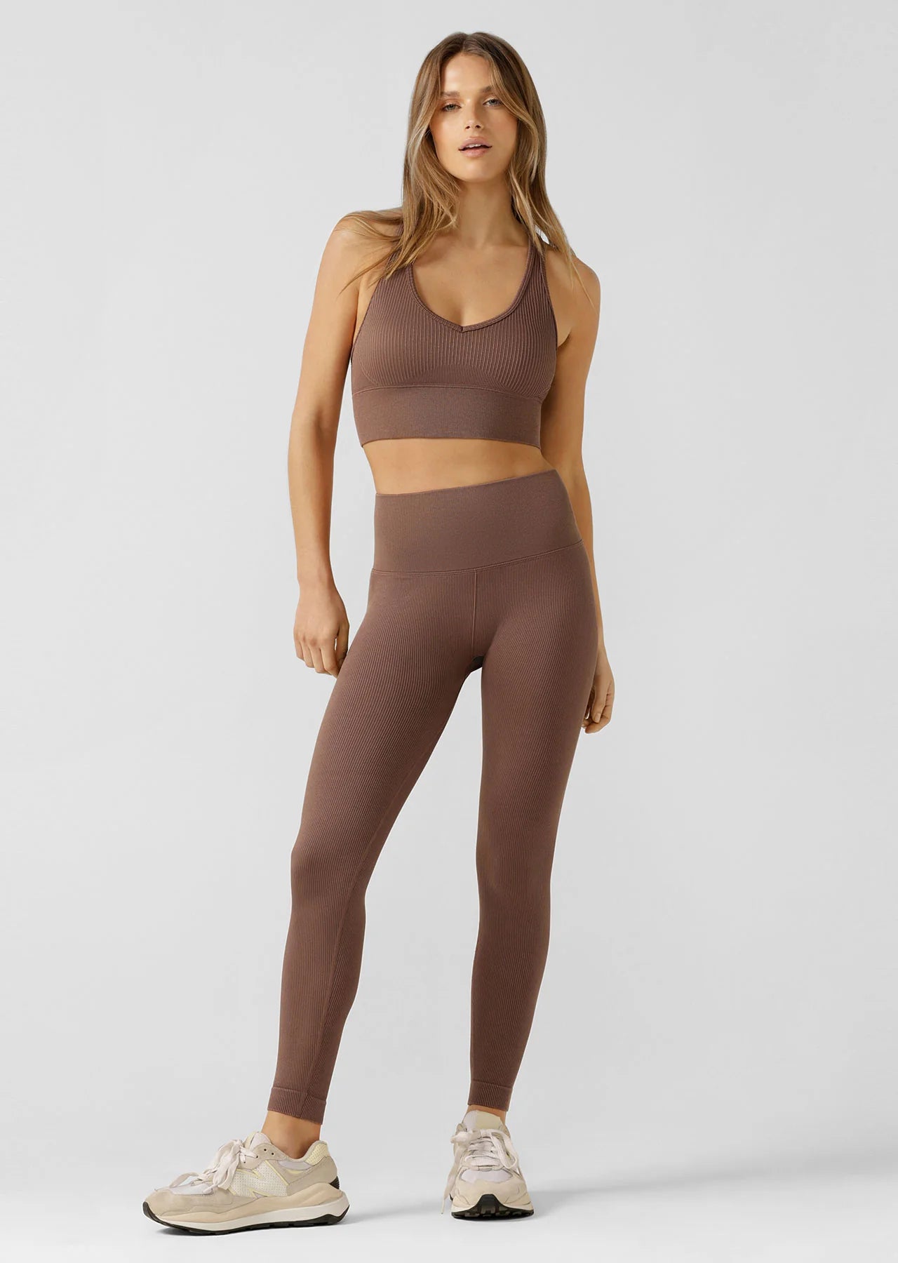 Tempo Ribbed Seamless Ankle Biter Leggings
