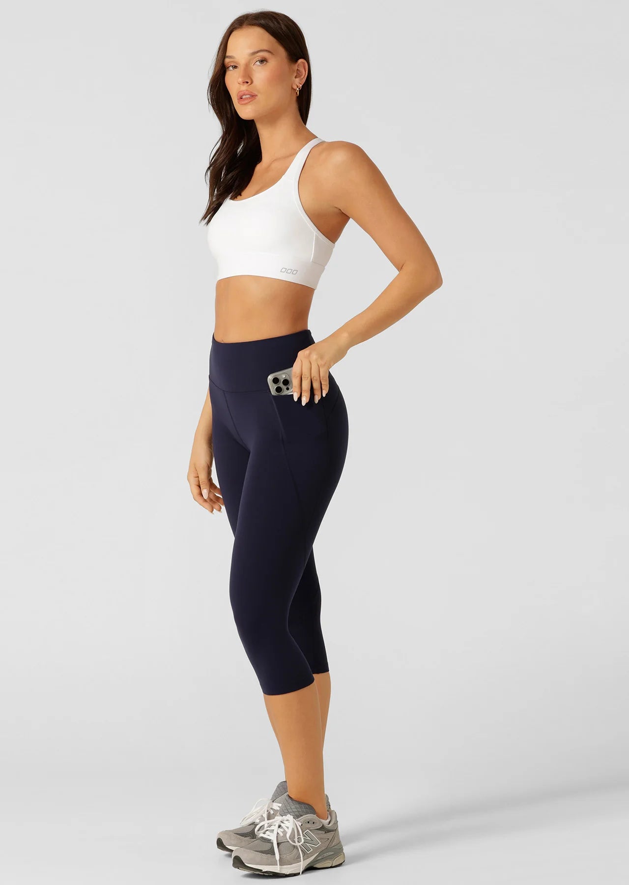 Amy Phone Pocket 3/4 Tech Leggings