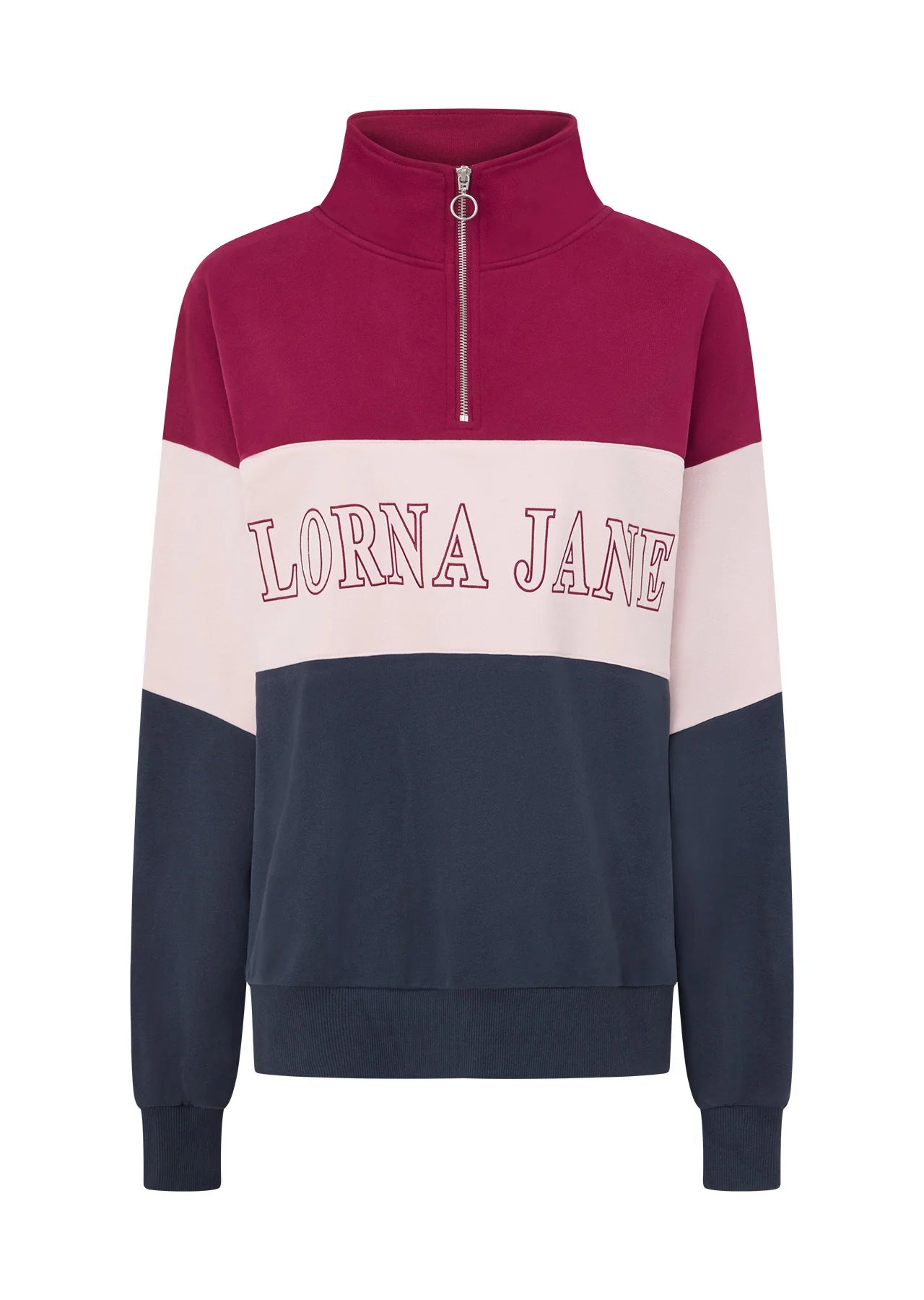 Sidelines Panelled Quarter Zip Sweat