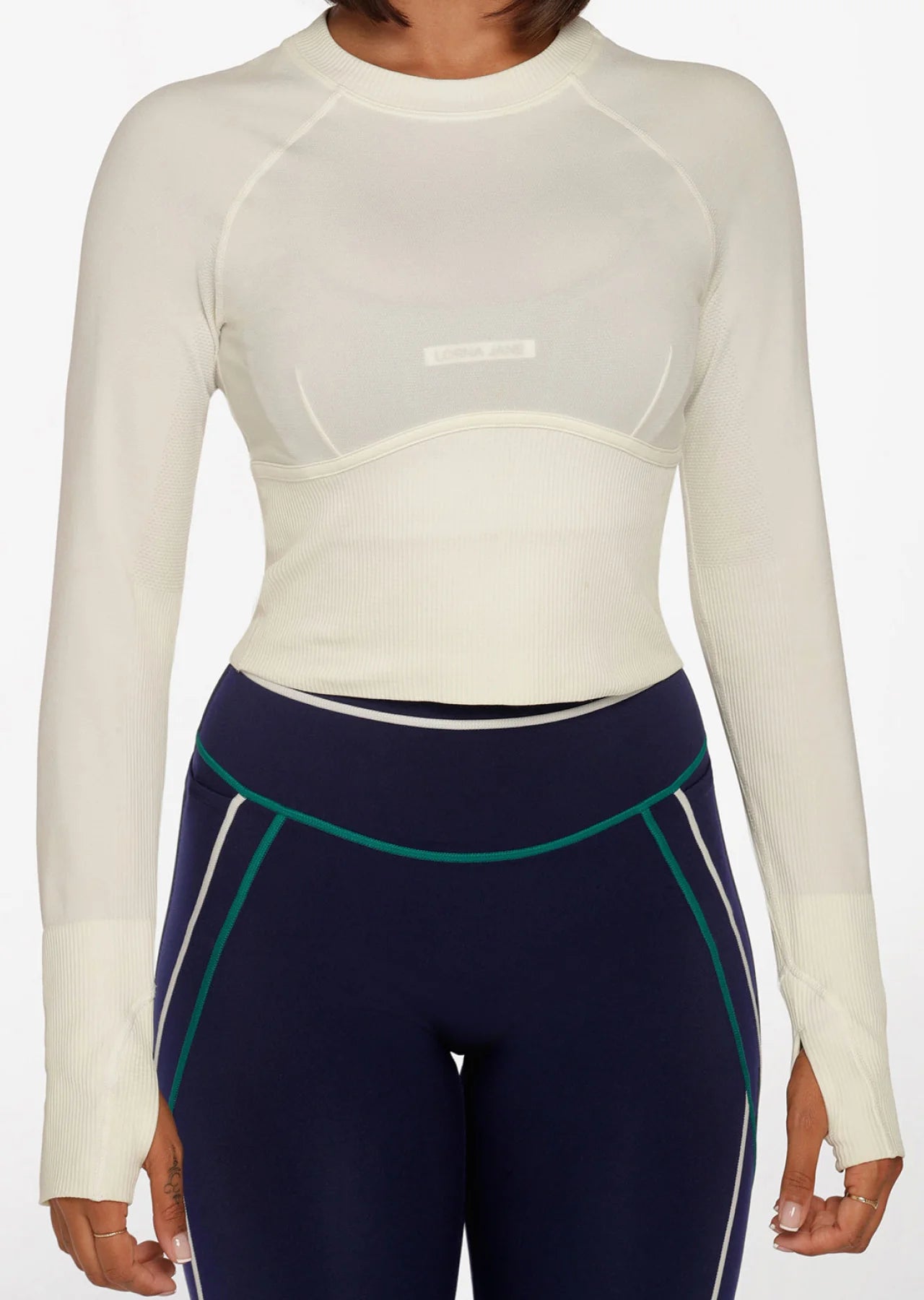 Seamless Contour Cropped Long Sleeve Top
