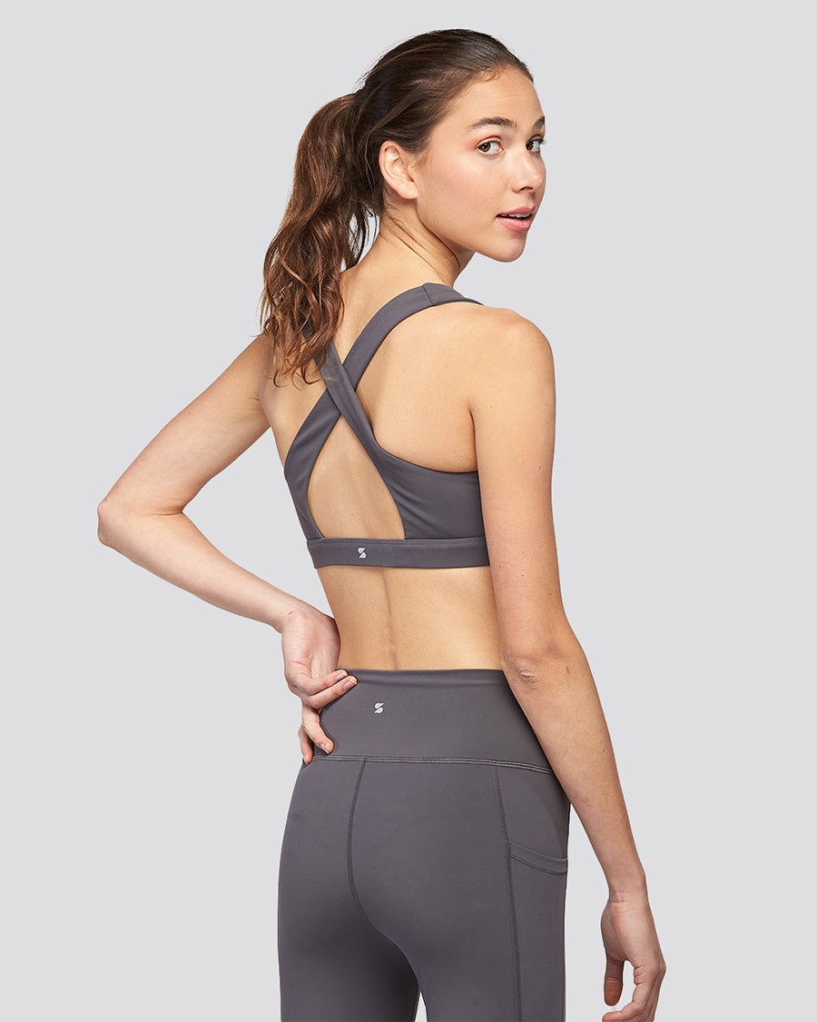SoftLuxe Cross Back Sports Bra