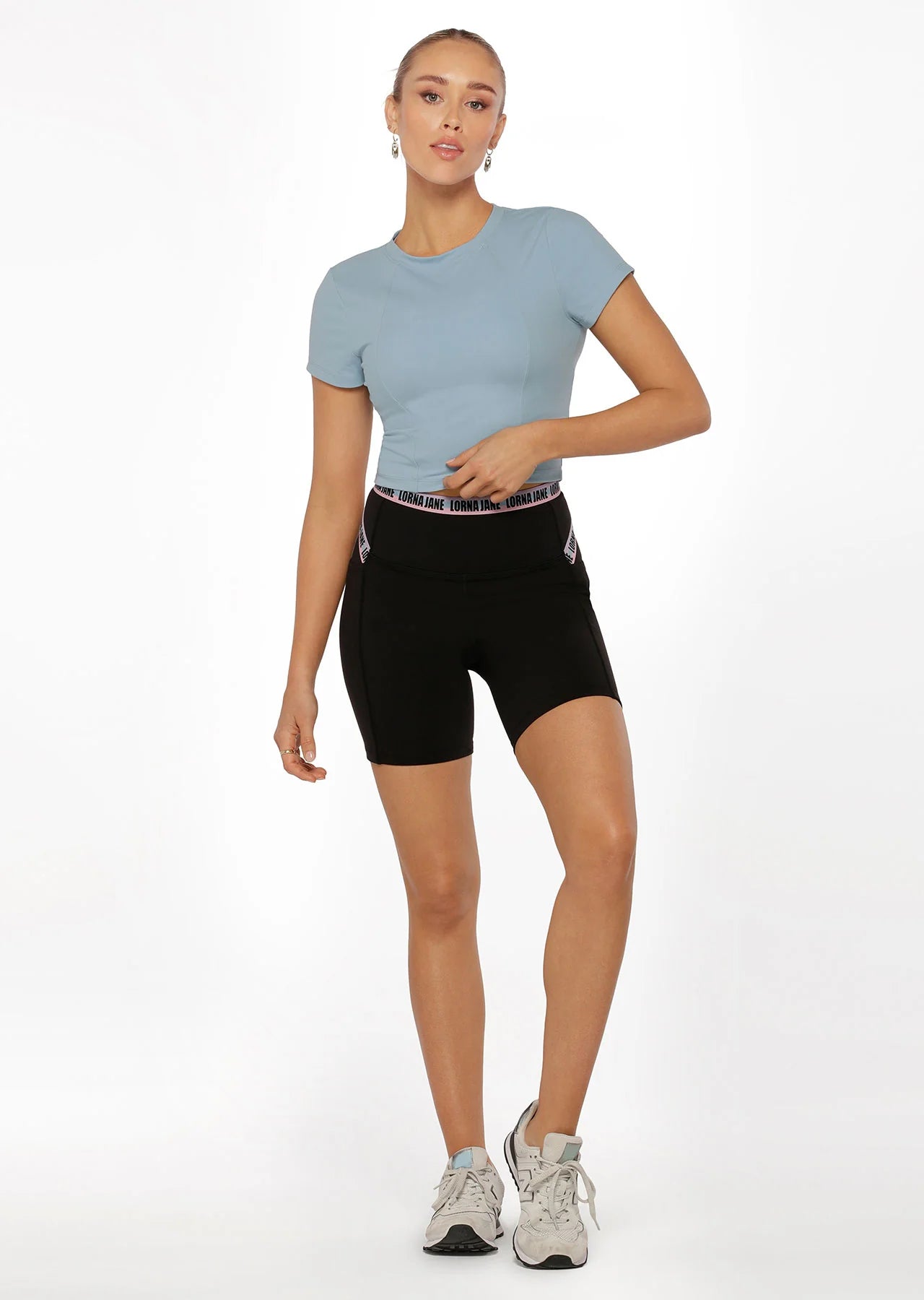 Cutout Active Short Sleeve Crop Top