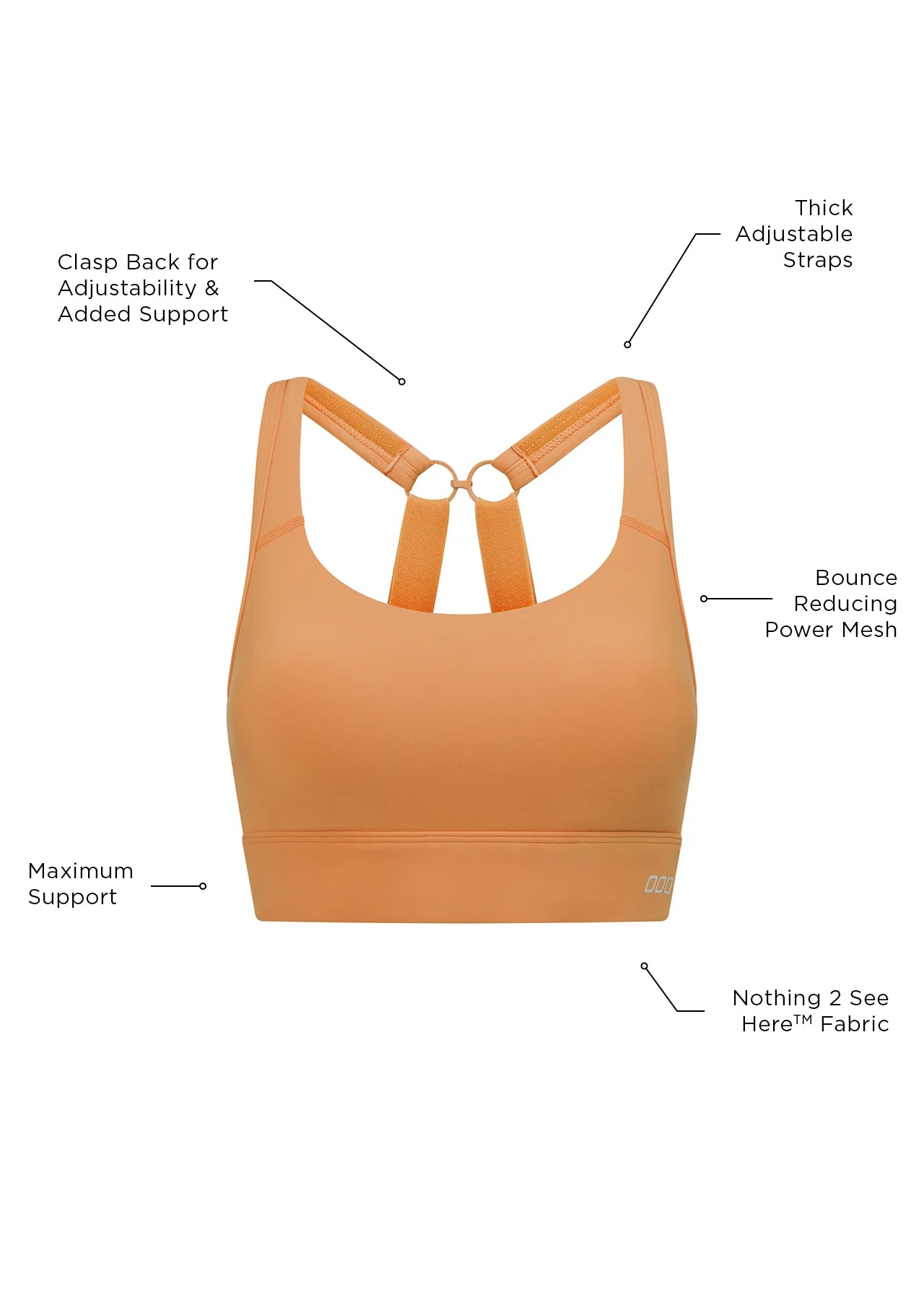 Amy Maximum Support Sports Bra