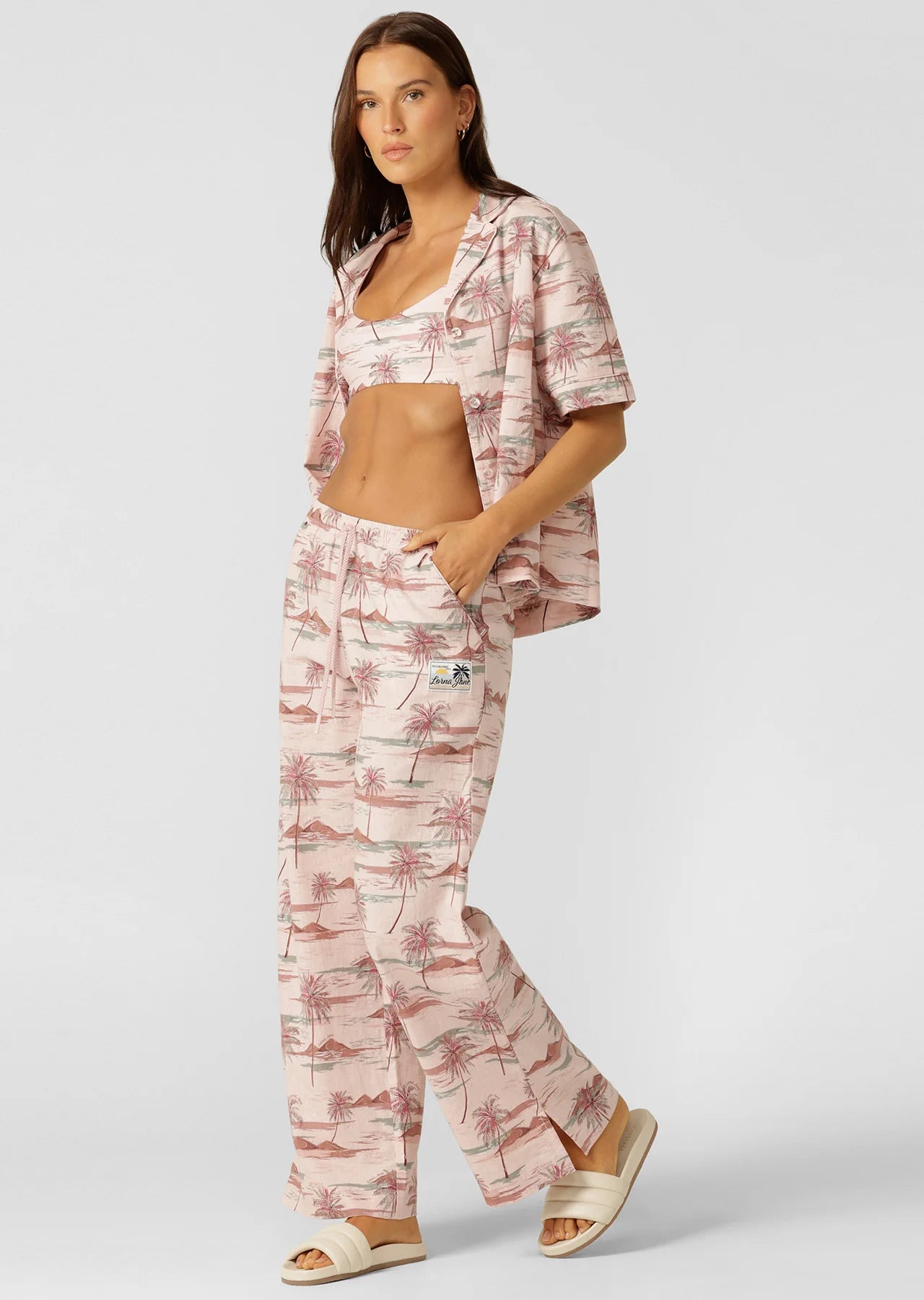 Paradise Palm Weekend Pants