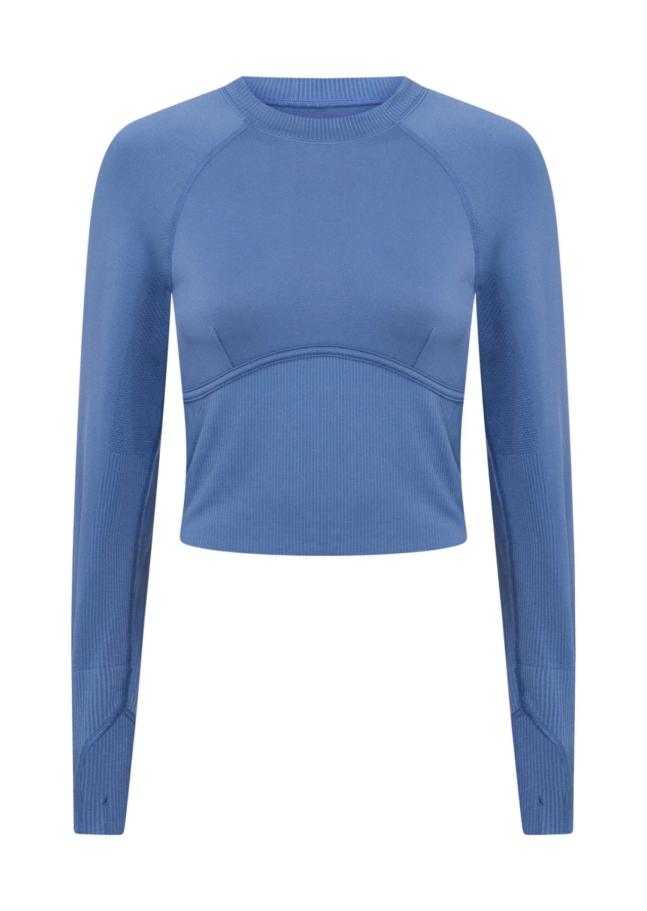 Seamless Contour Cropped Long Sleeve Top