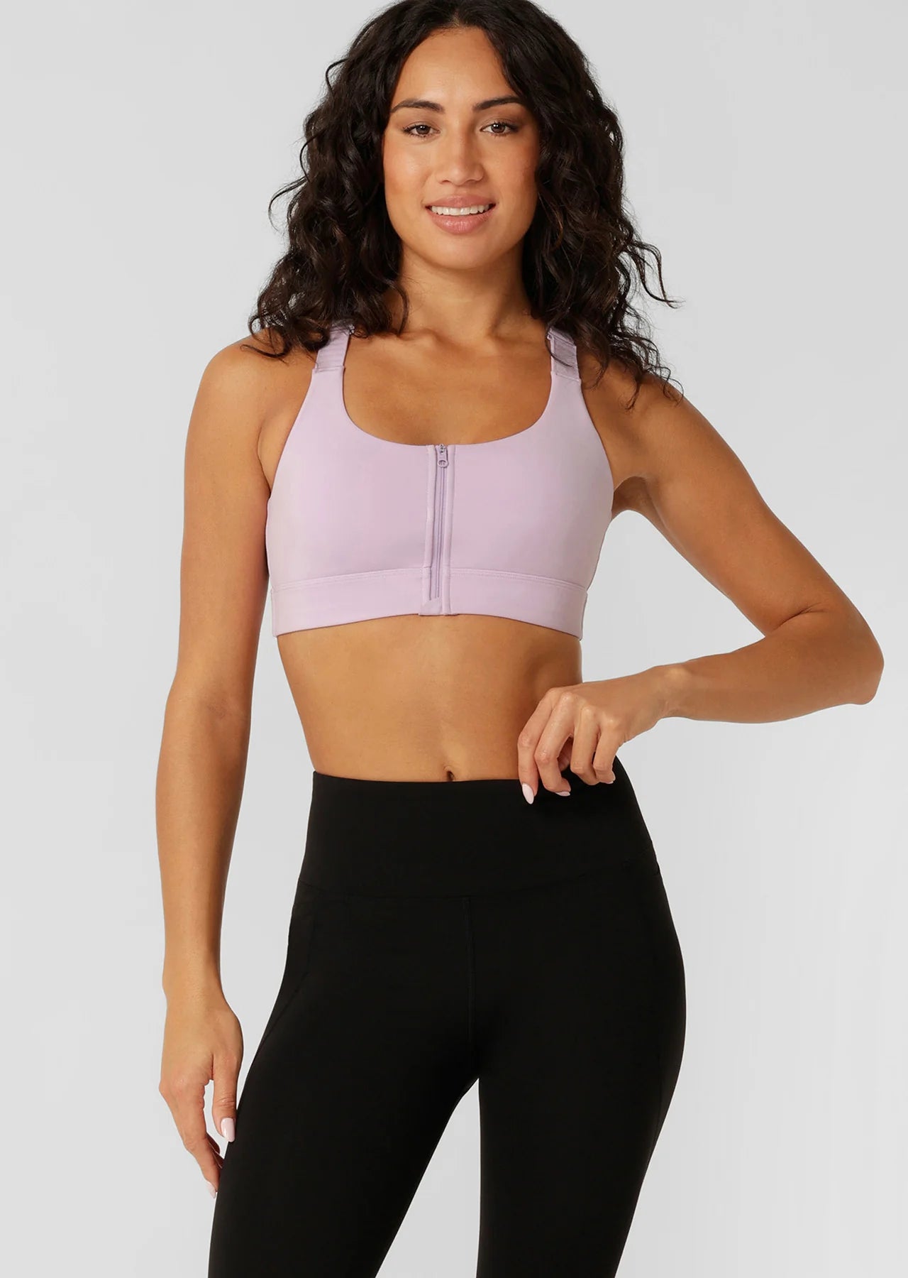 Easy Zip On Max Support Sports Bra