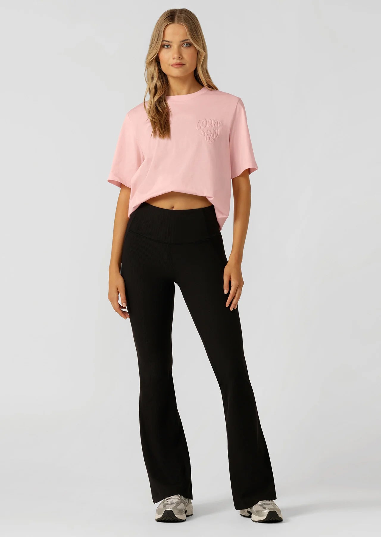 Irresistible Stomach Support Rib Flared Leggings