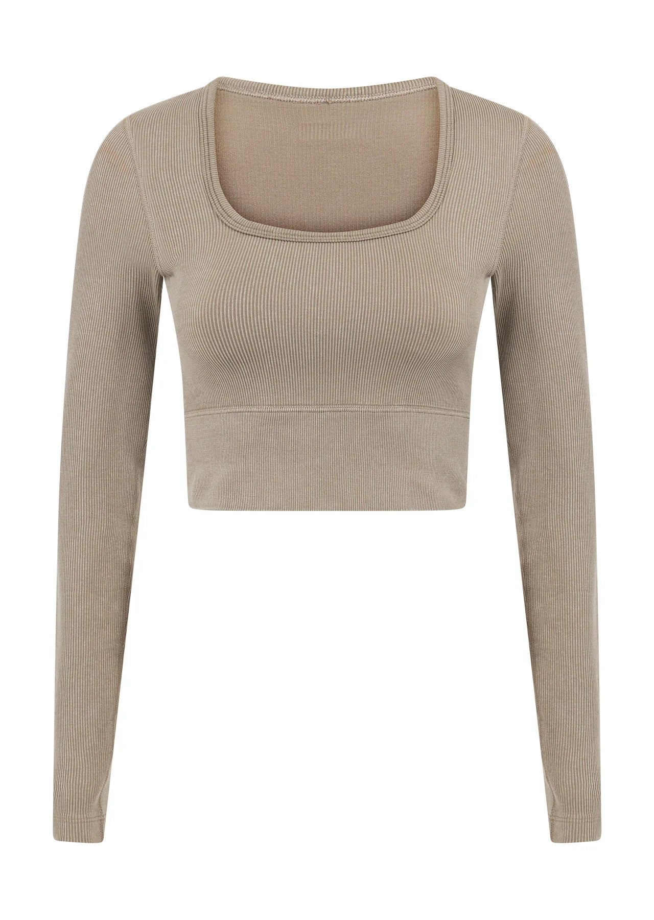 Tempo Ribbed Seamless Long Sleeve Top