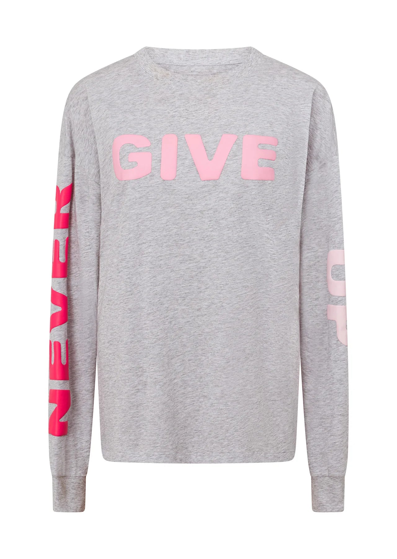 Never Give Up Long Sleeve Relaxed Tee