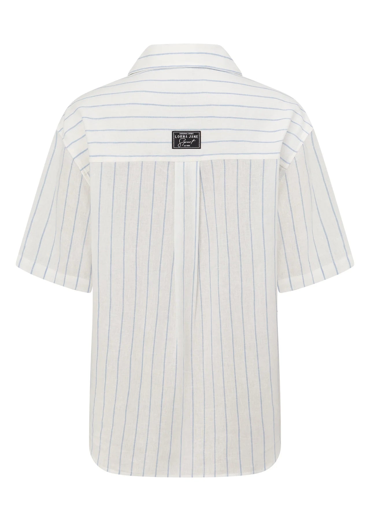 Preset Stripe Linen Short Sleeve Shirt