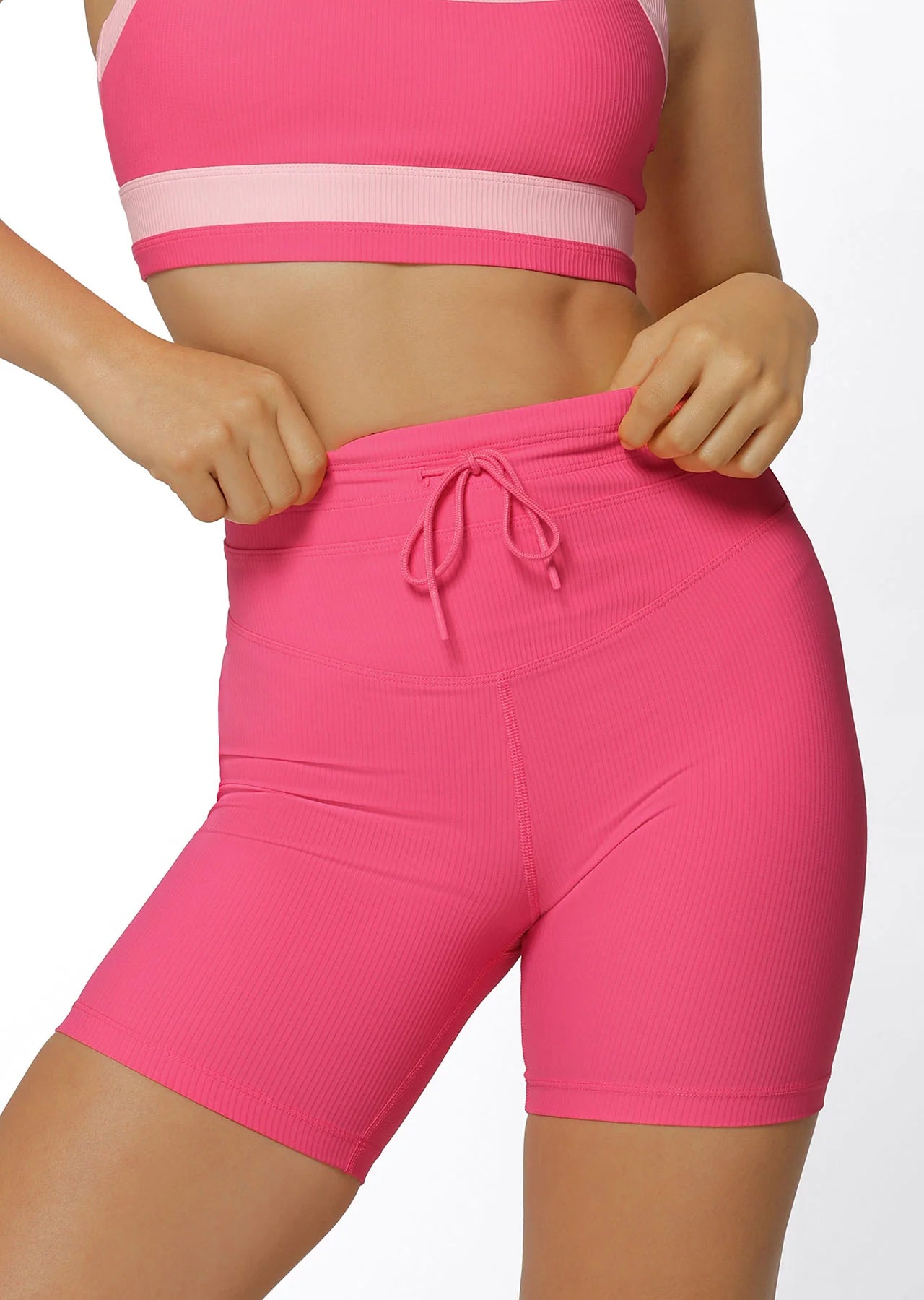 Flaunt It Rib Bike Shorts