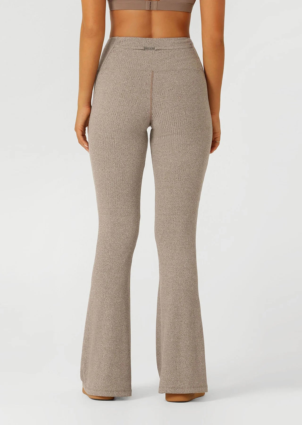 Mindful Rib Full Length Flared Leggings