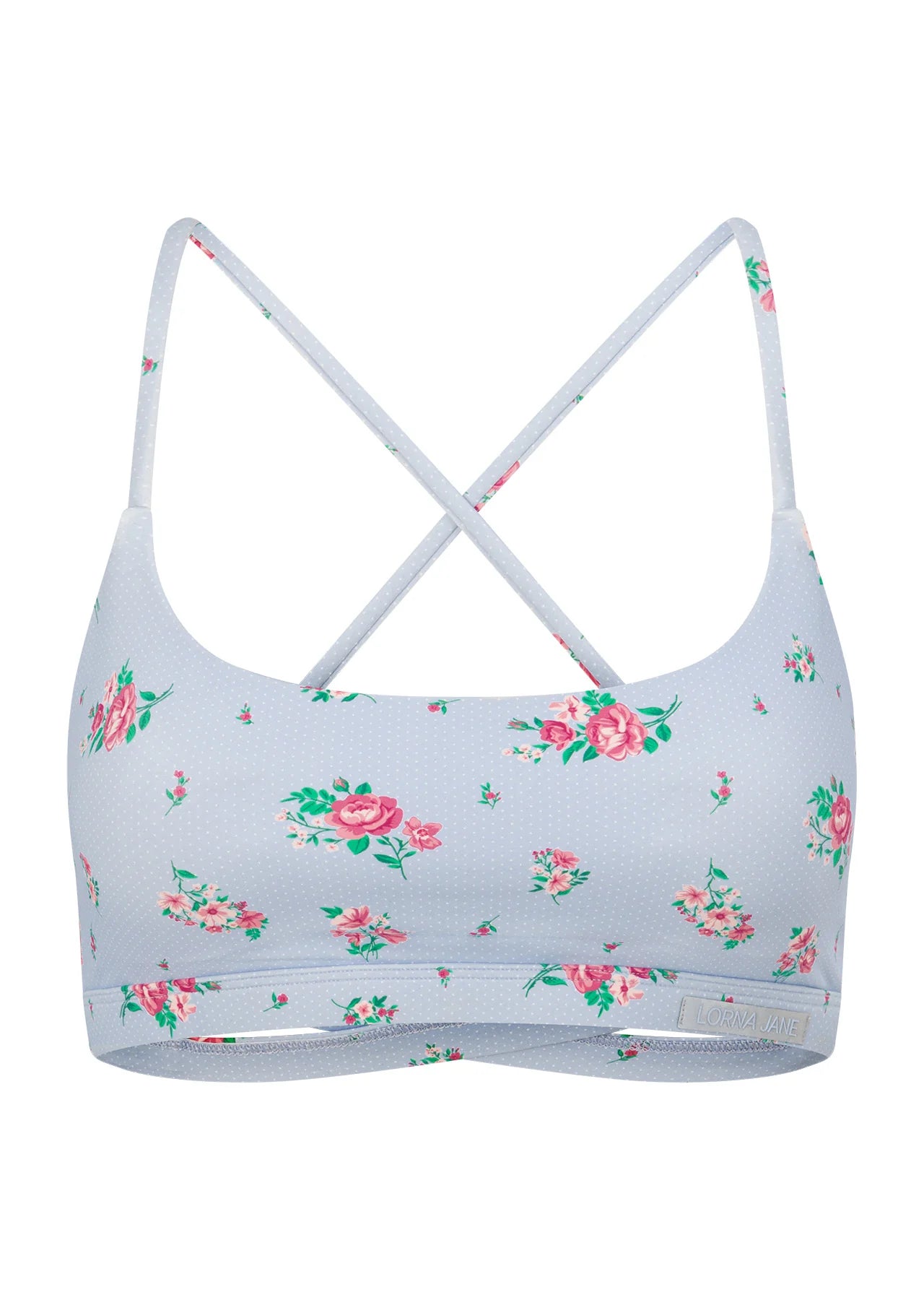 Blueberry Rose Sports Bra